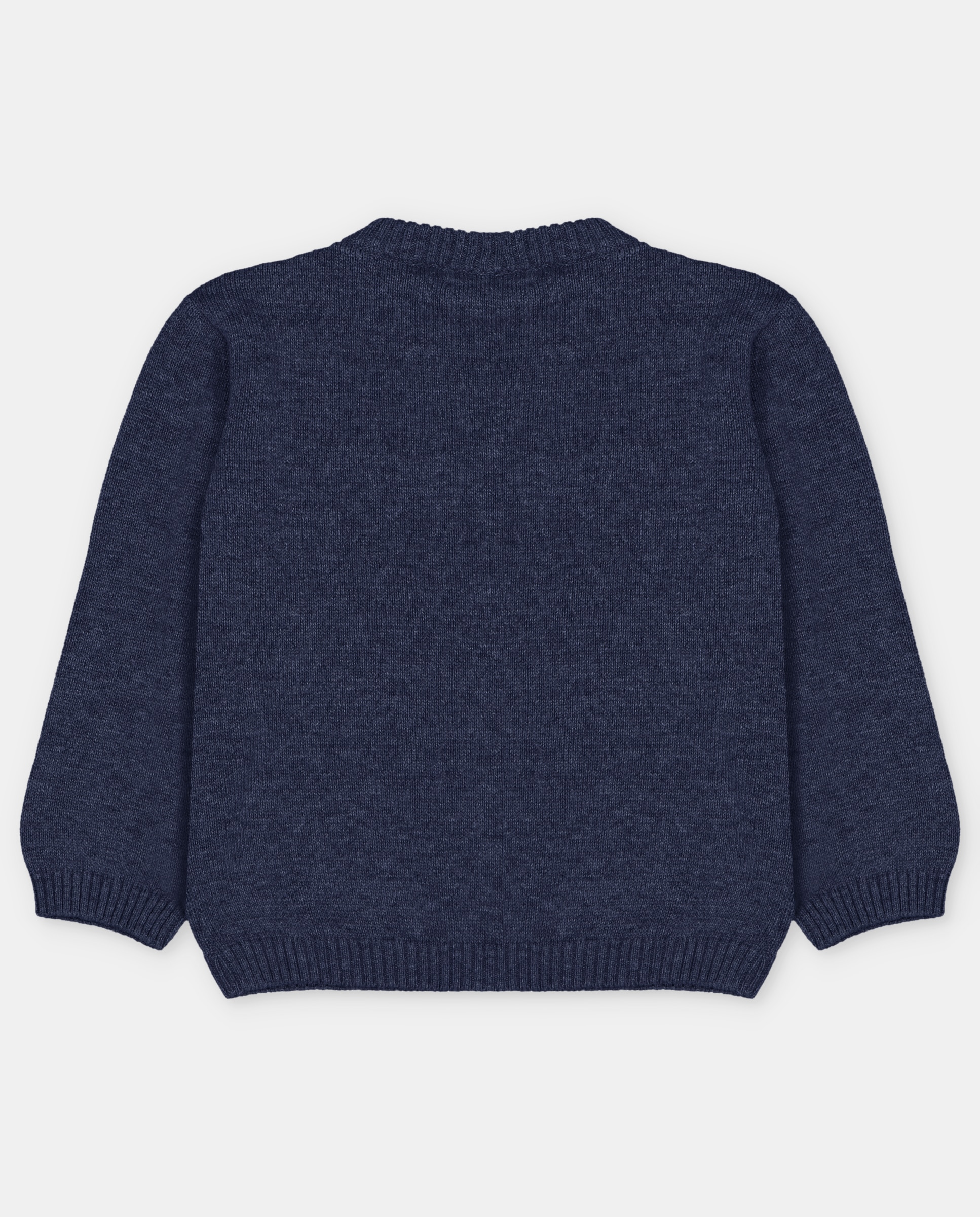 Camisola para Bebé com Desenho Frontal Azul-marinho-2