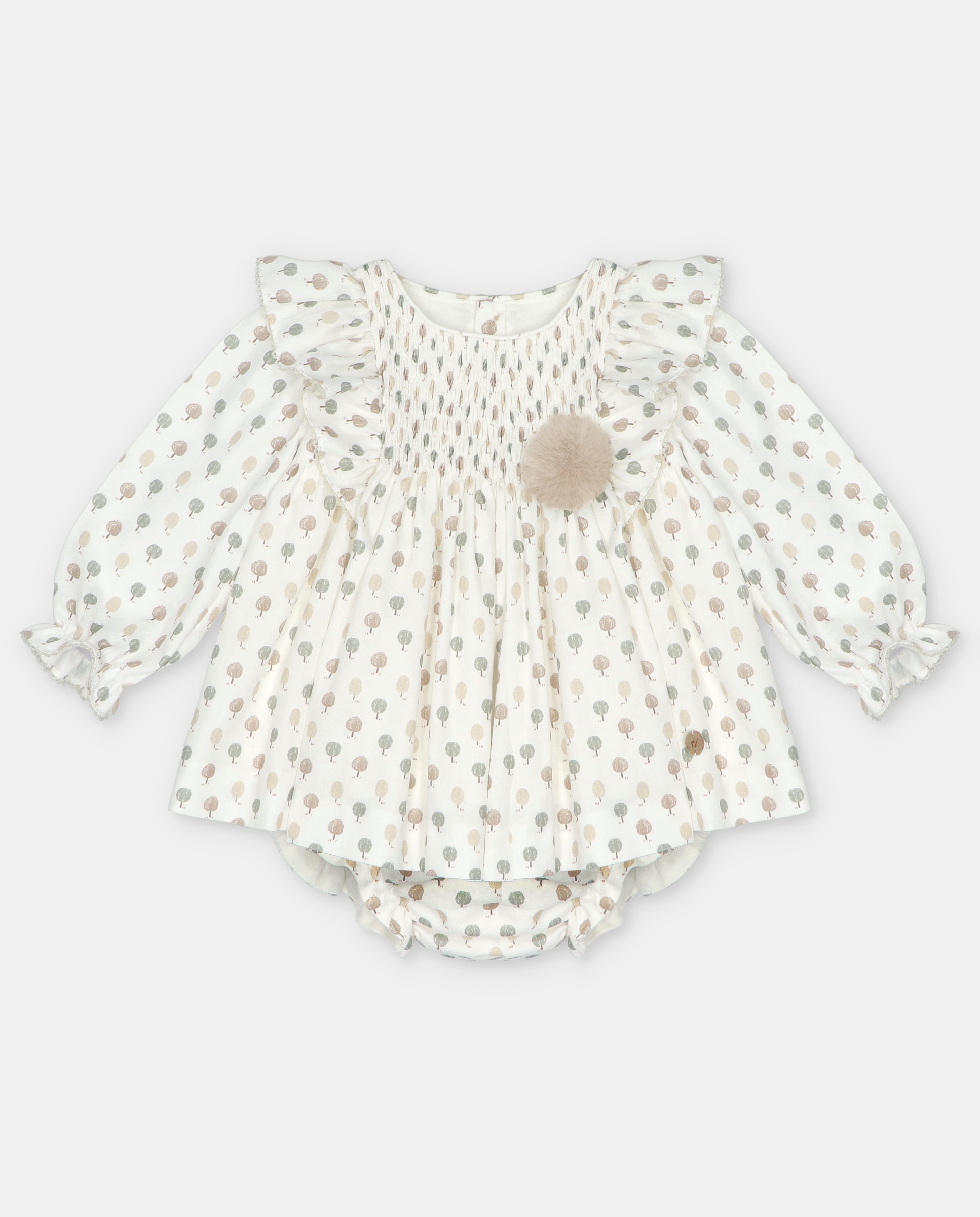 Imagem 0 de Conjunto para Bebé de Vestido e Tapa Fraldas com Estampado de Fantasia