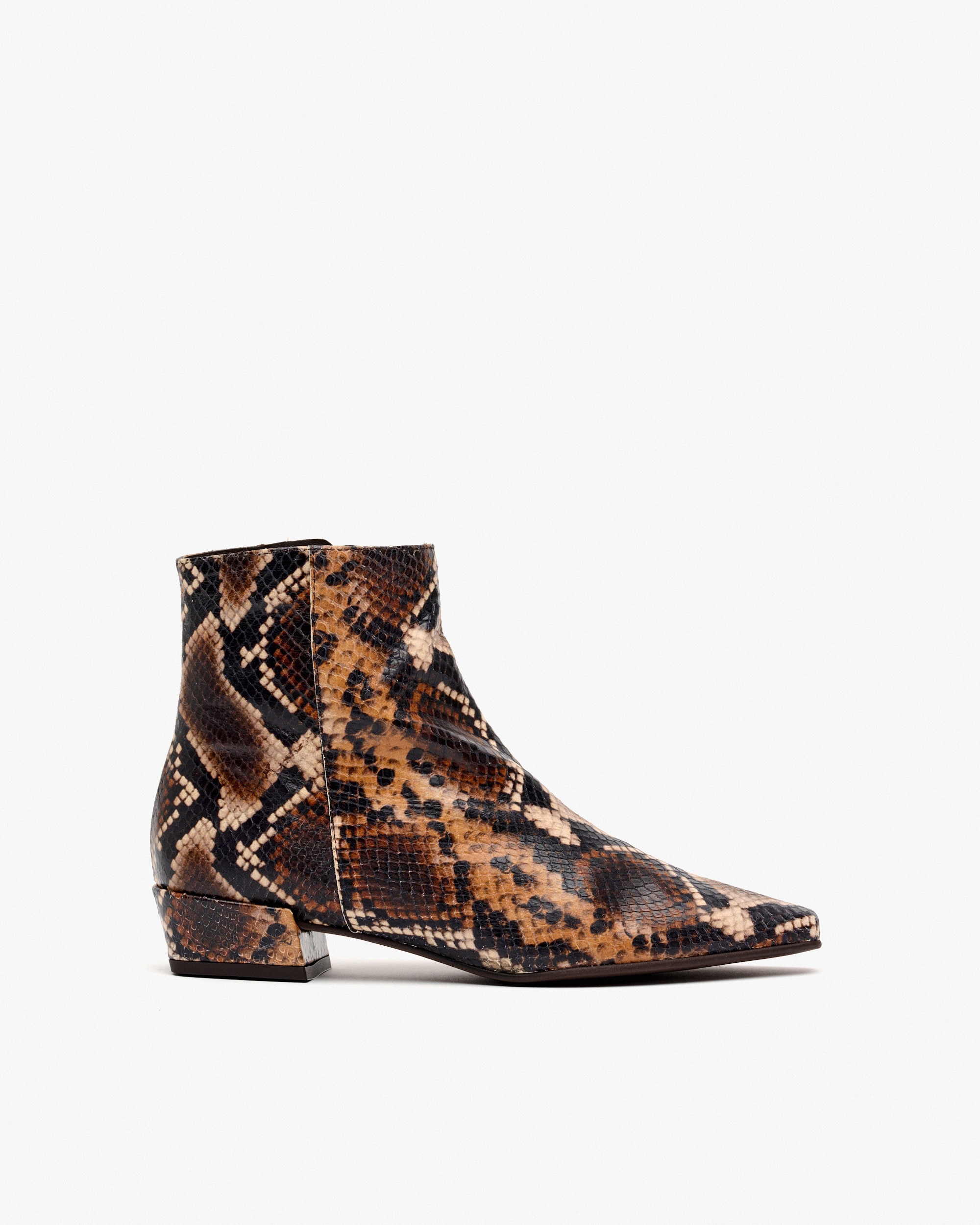 Botins de Salto Estilo Cowboy Multicolor-1