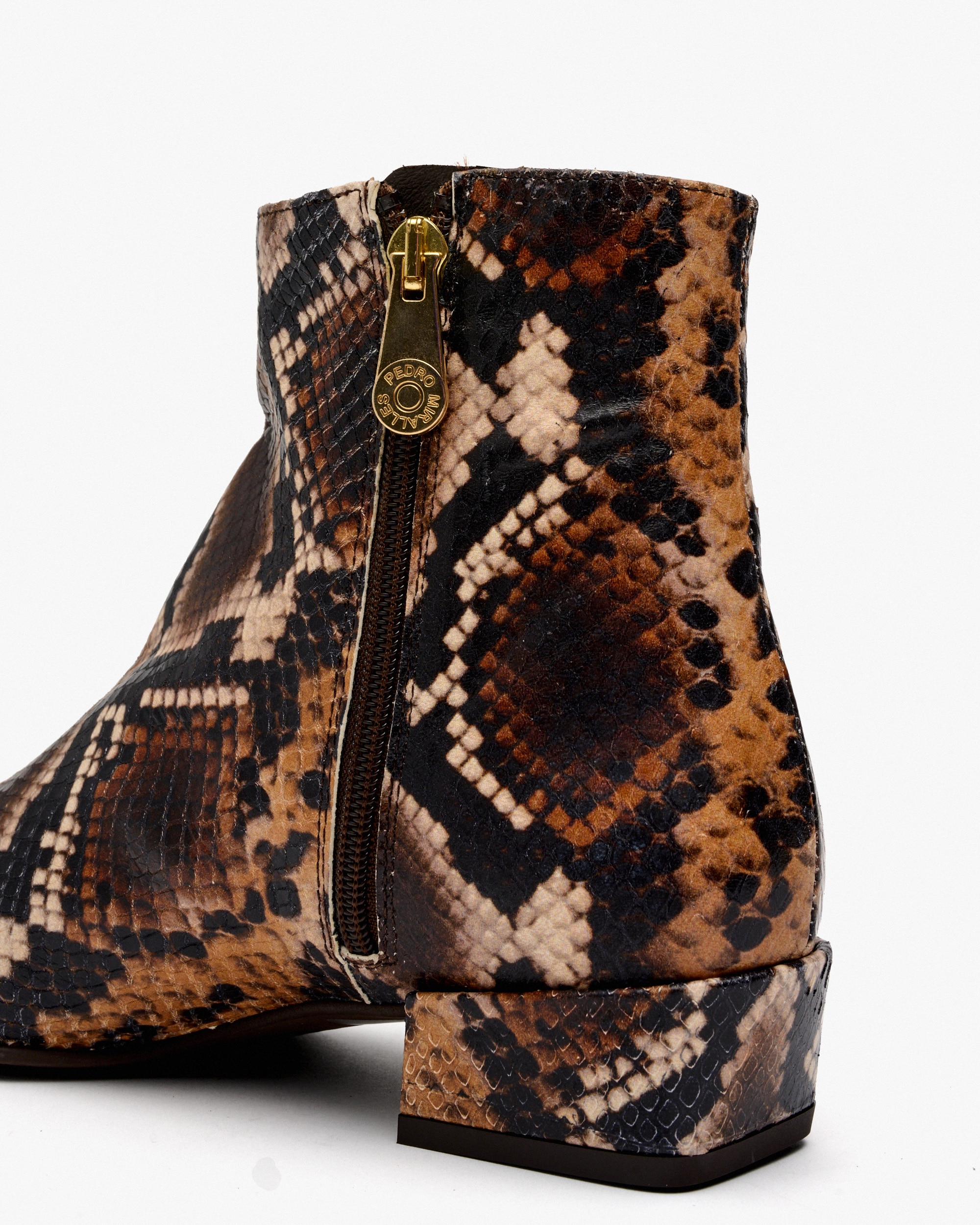 Botins de Salto Estilo Cowboy Multicolor-3