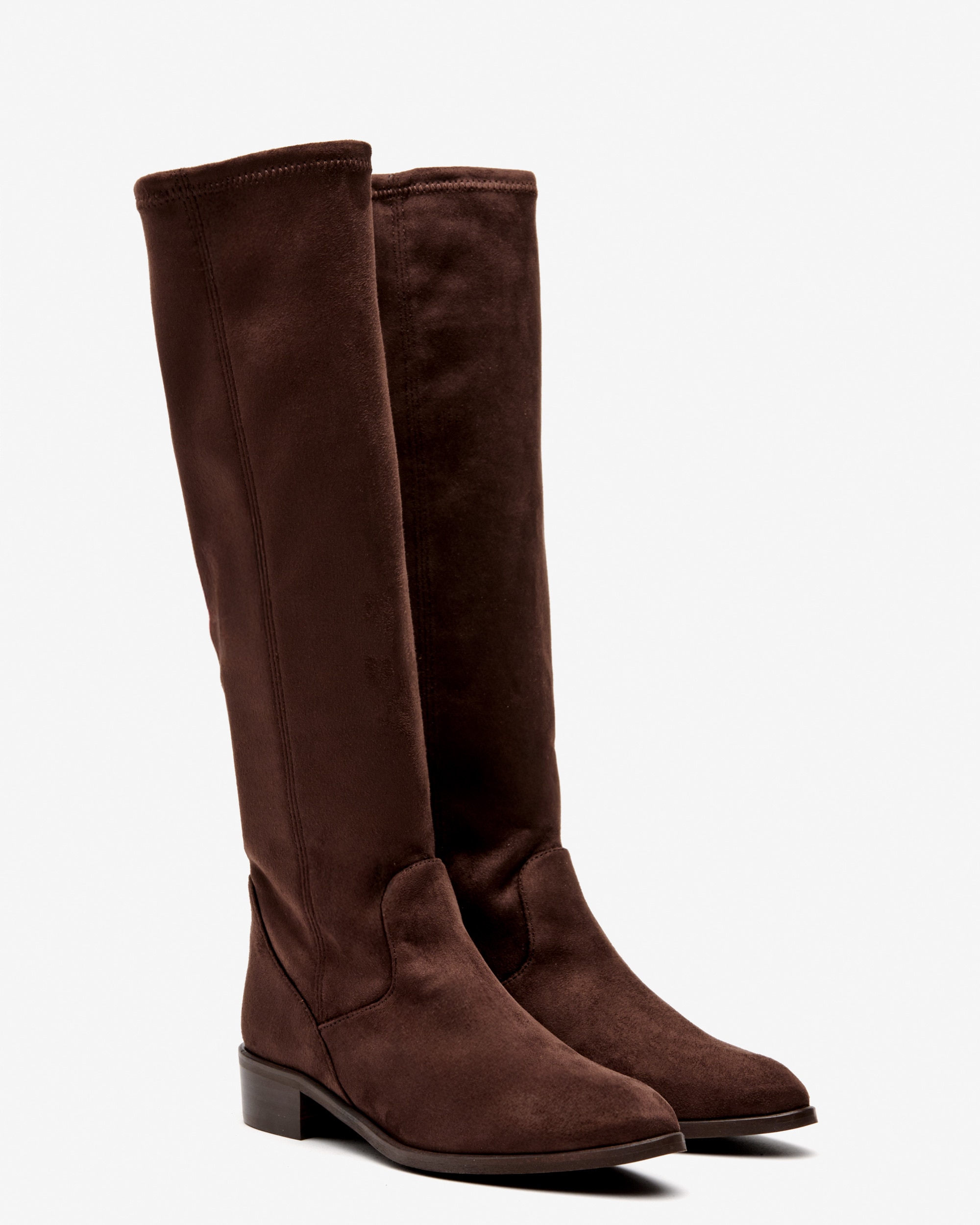 Botas Elásticas Castanho-escuro-2