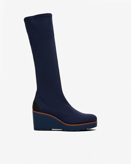 Imagem 0 de Botas Elásticas com Cunha e Plataforma