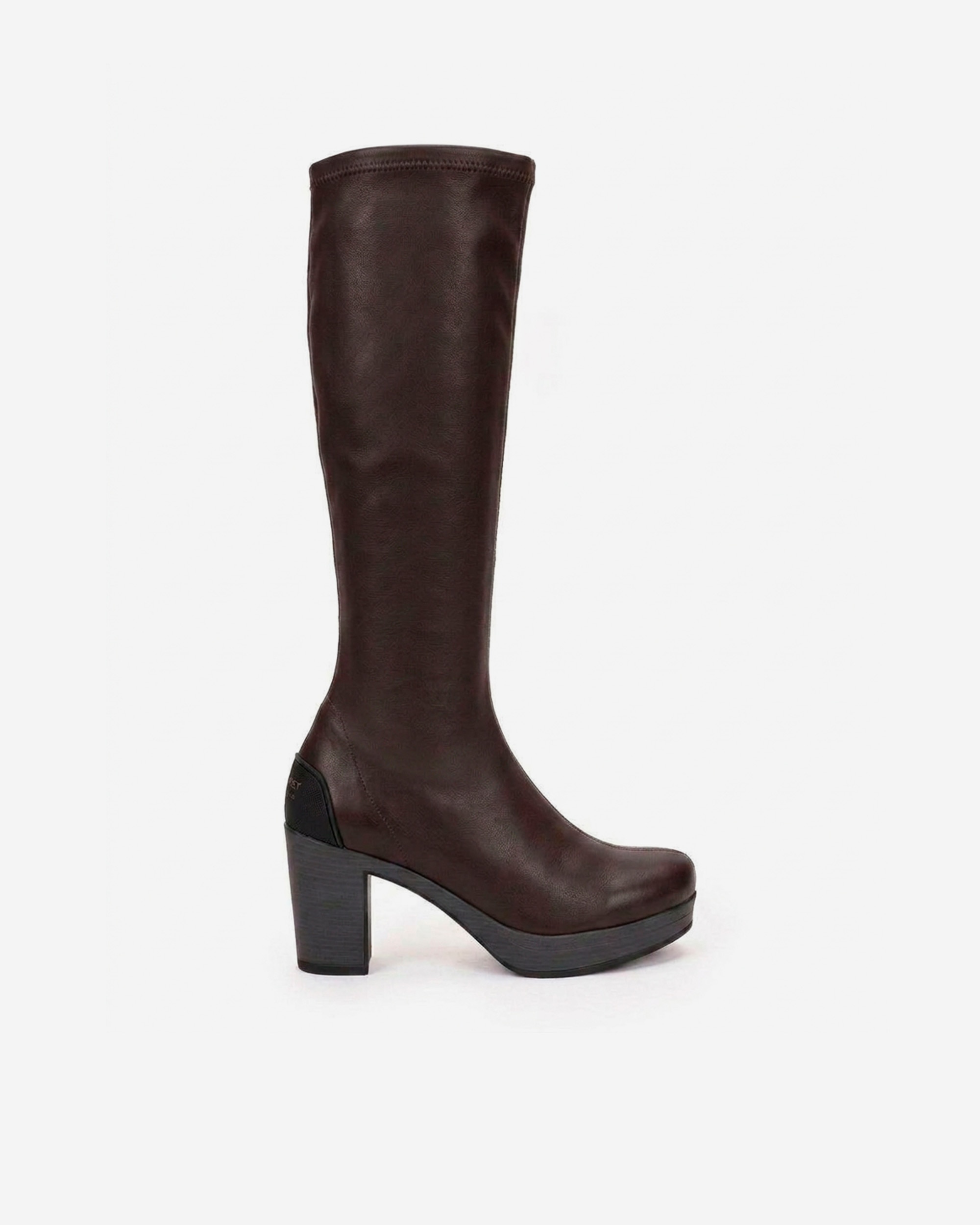 Imagem 0 de Botas Elásticas com Salto e Plataforma