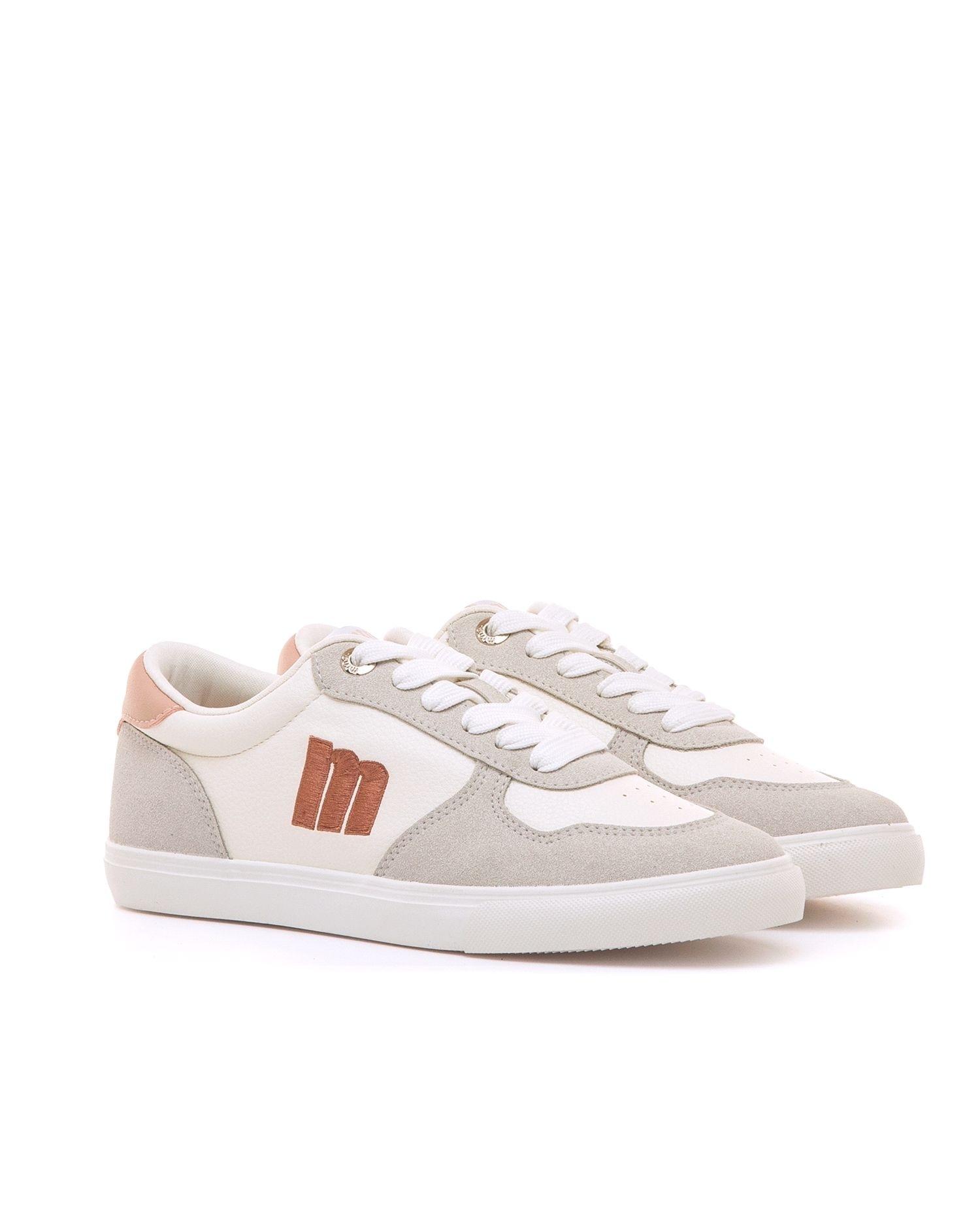 Sapatilhas Desportivas Estilo Bamba Branco / Laranja-5