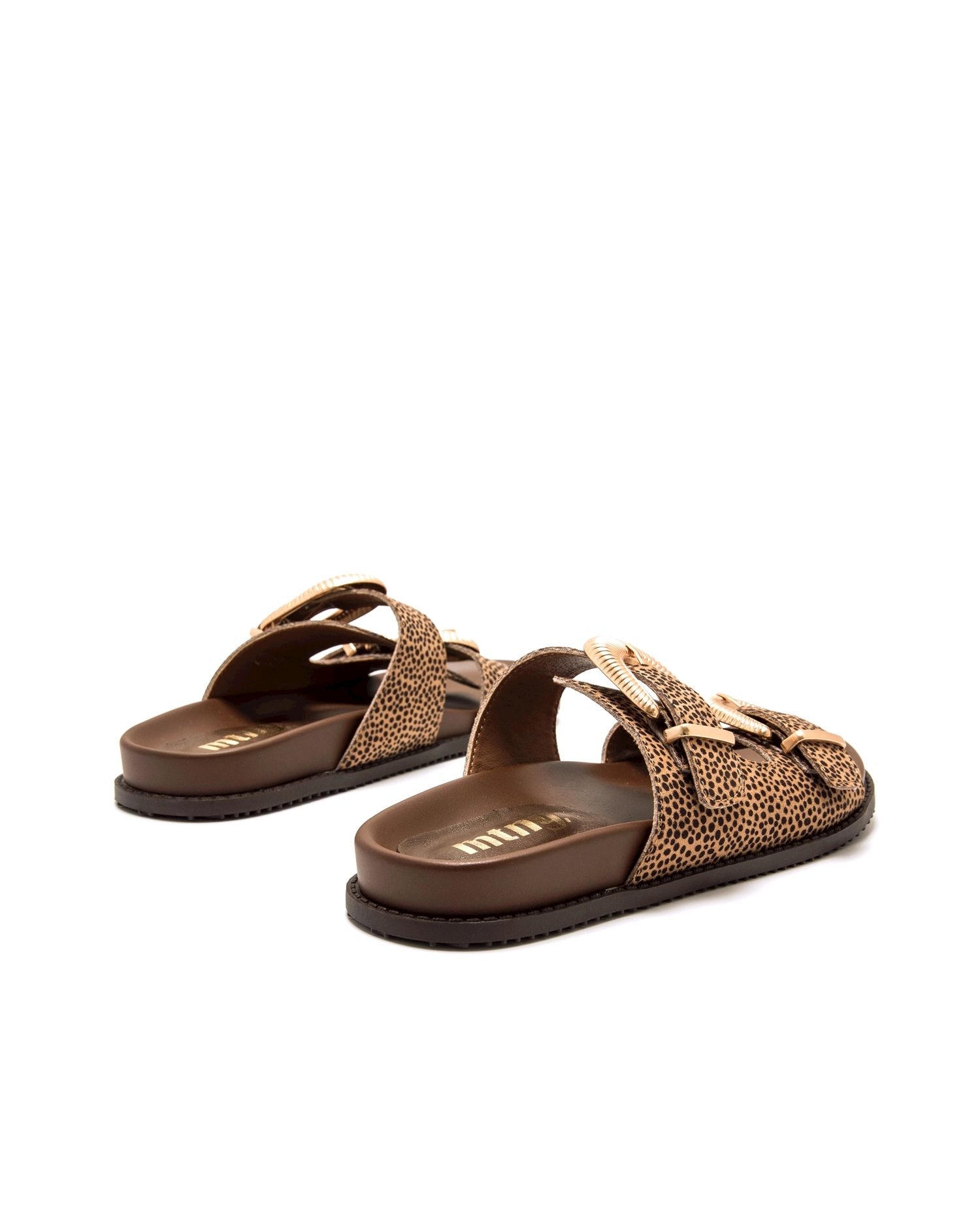 Botas Altas de Salto com Fecho de Correr Castanho-3