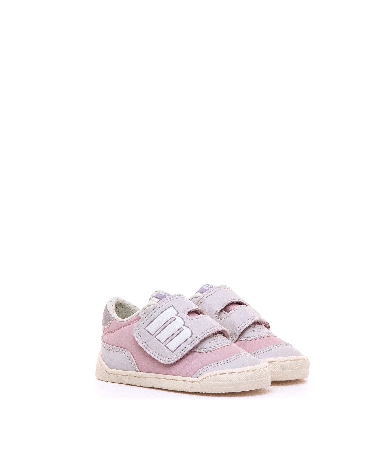 Sapatilhas Desportivas para Bebé com Piso Suave e Velcro MTNG Rosa-pastilha-4