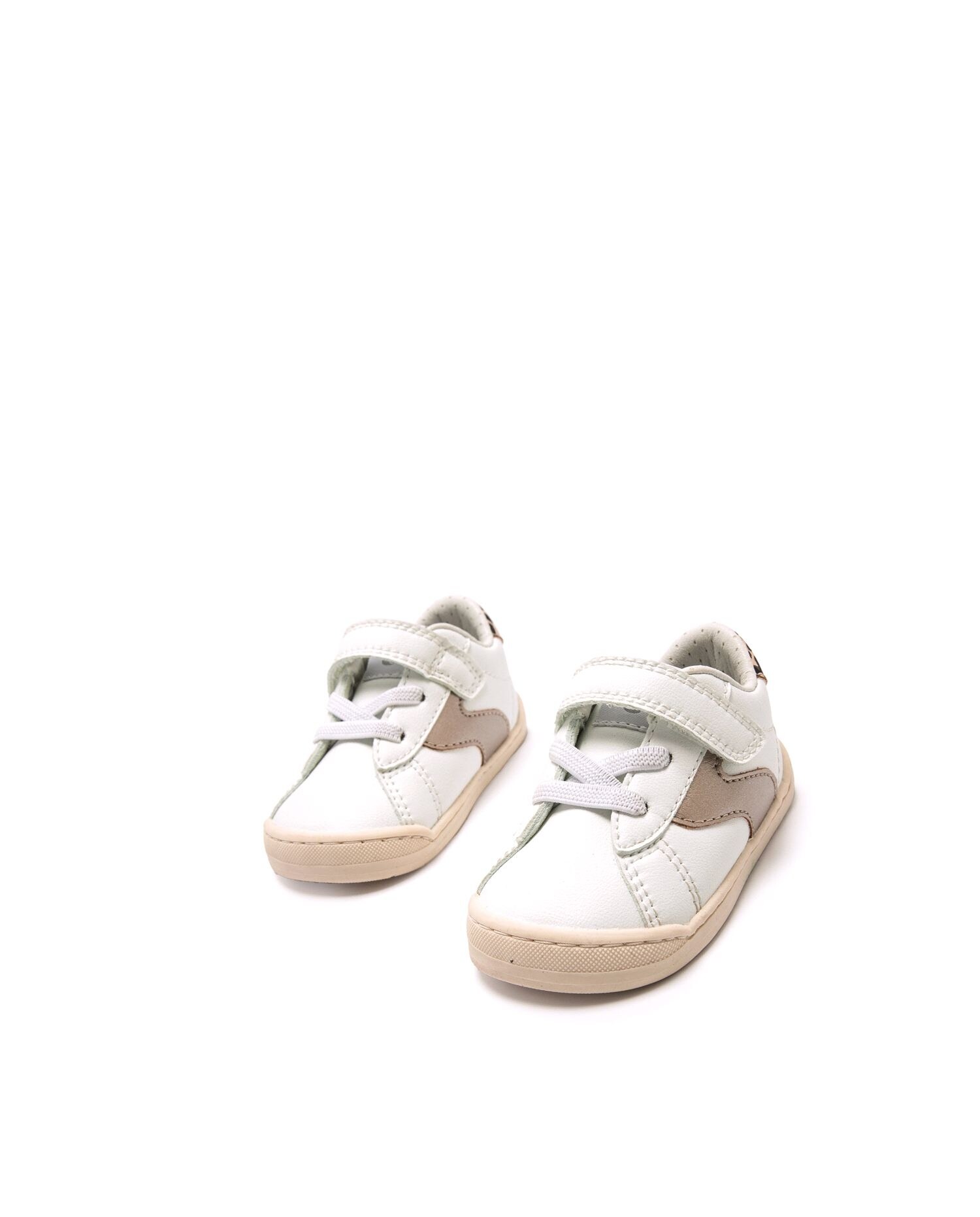 Sapatilhas Desportivas para Bebé com Velcro Branco-6