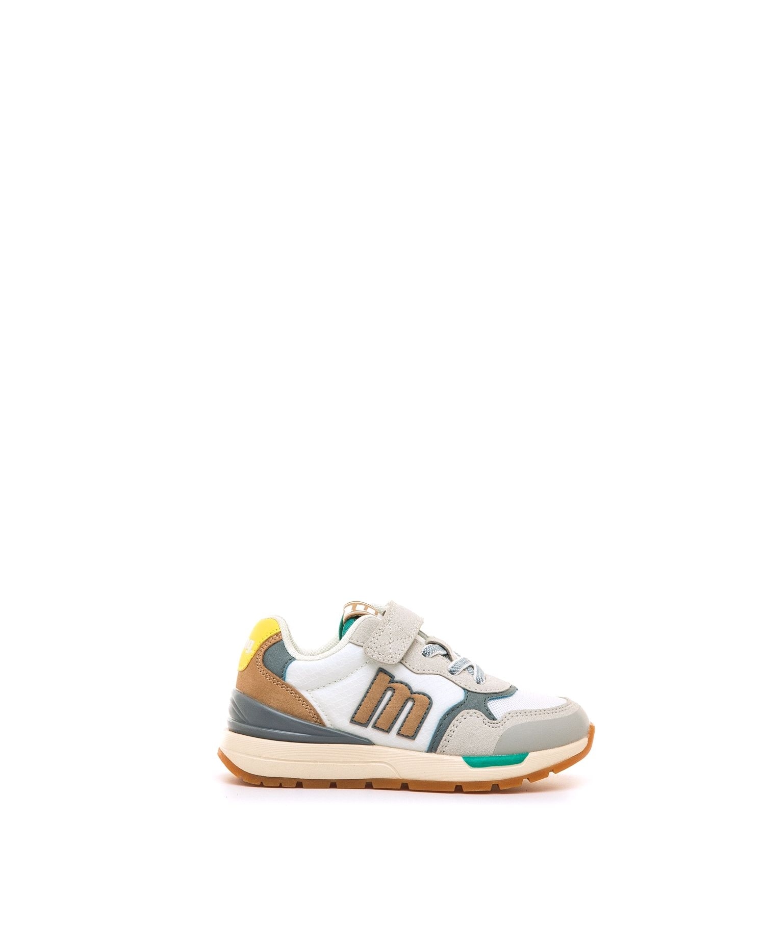 Sapatilhas Desportivas Infantil Estilo Running Avelã / Branco-1