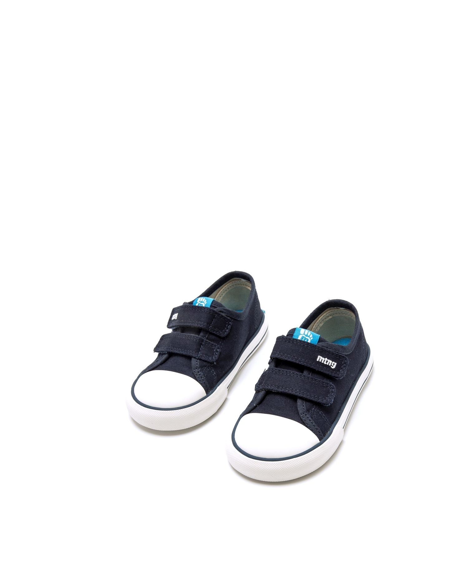 Sapatilhas de Lona para Bebé com Sola em Branco MTNG Azul-oceano-2