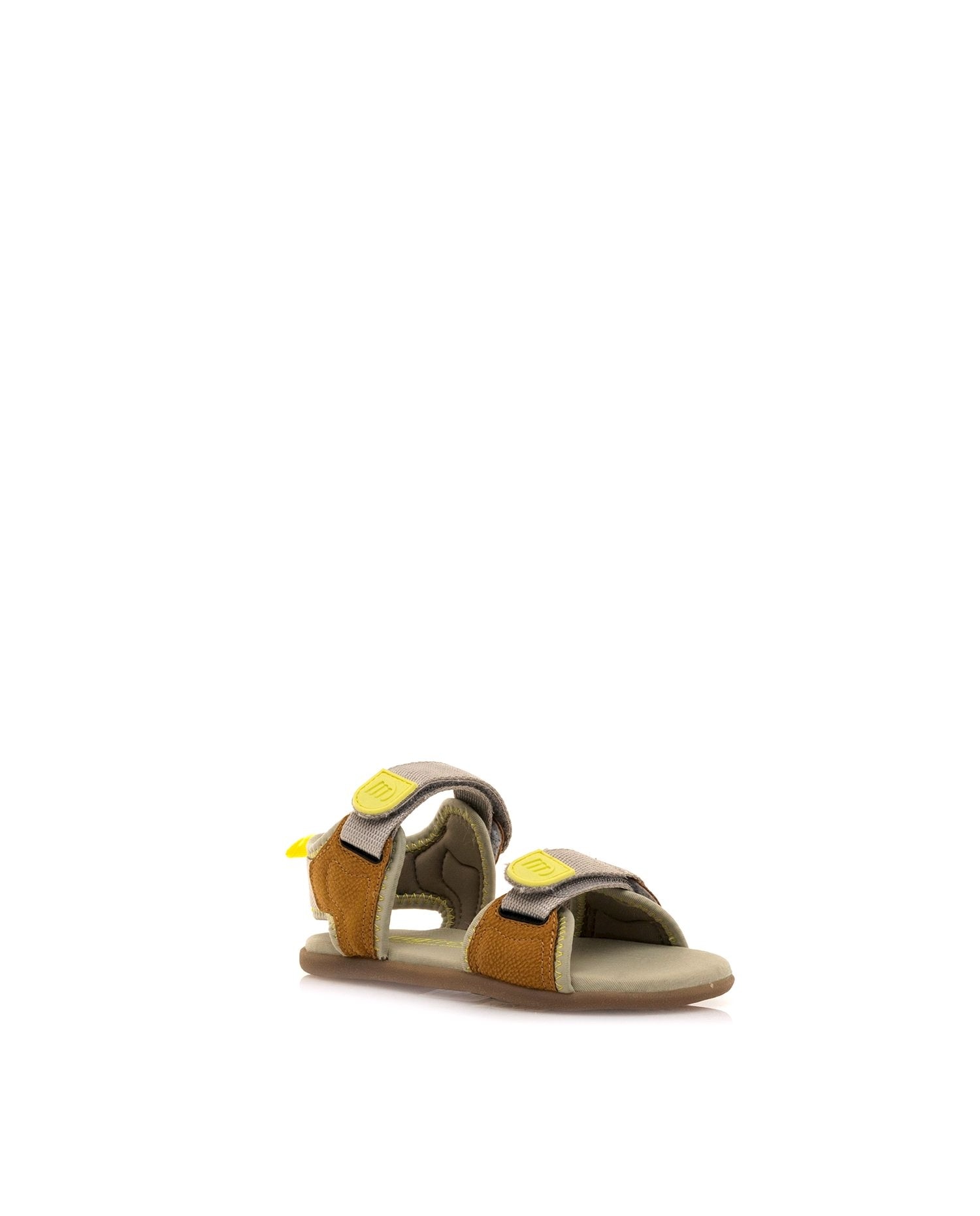 Sandálias Rasas Infantil com Piso Barefoot Castanho-2