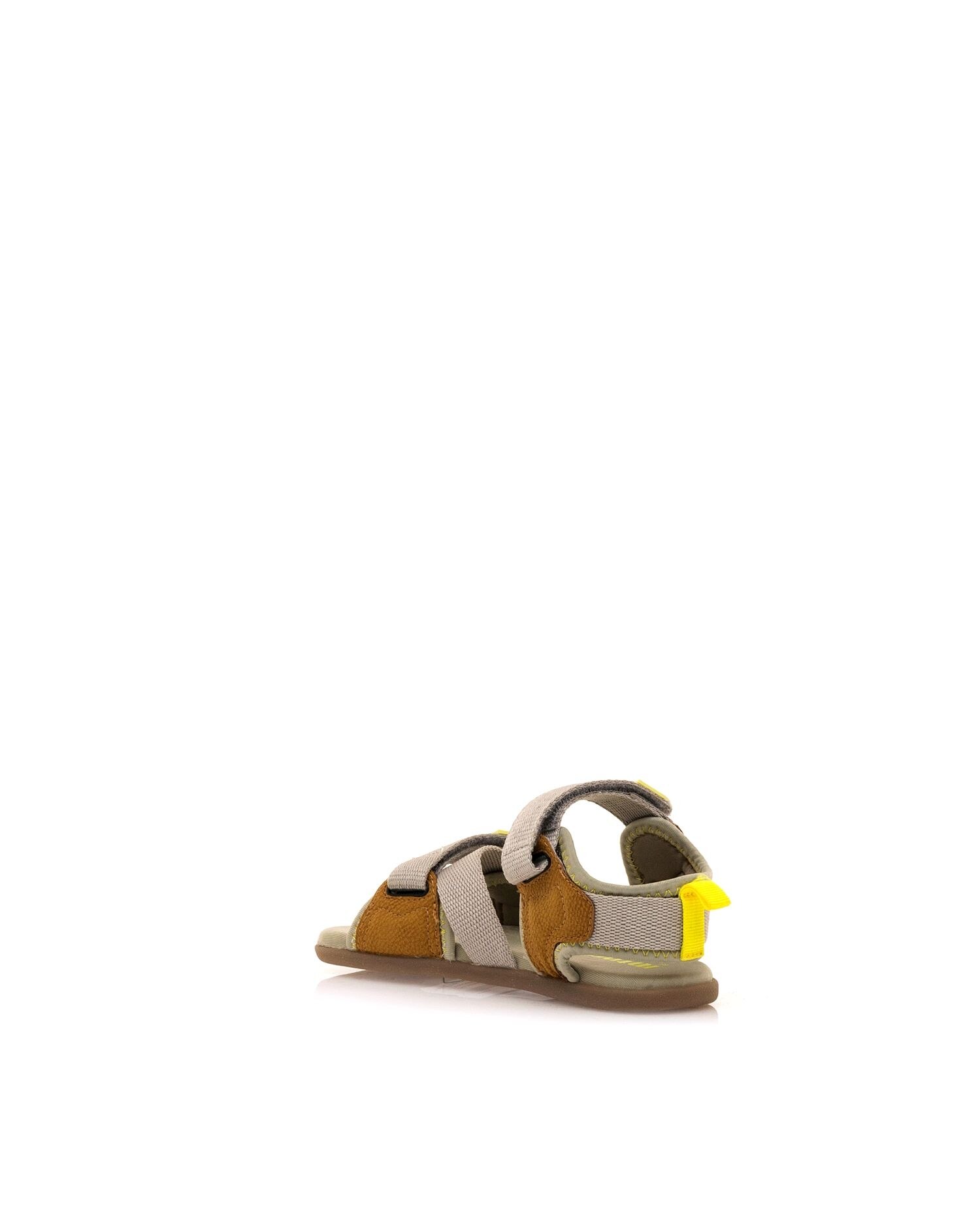 Sandálias Rasas Infantil com Piso Barefoot Castanho-4