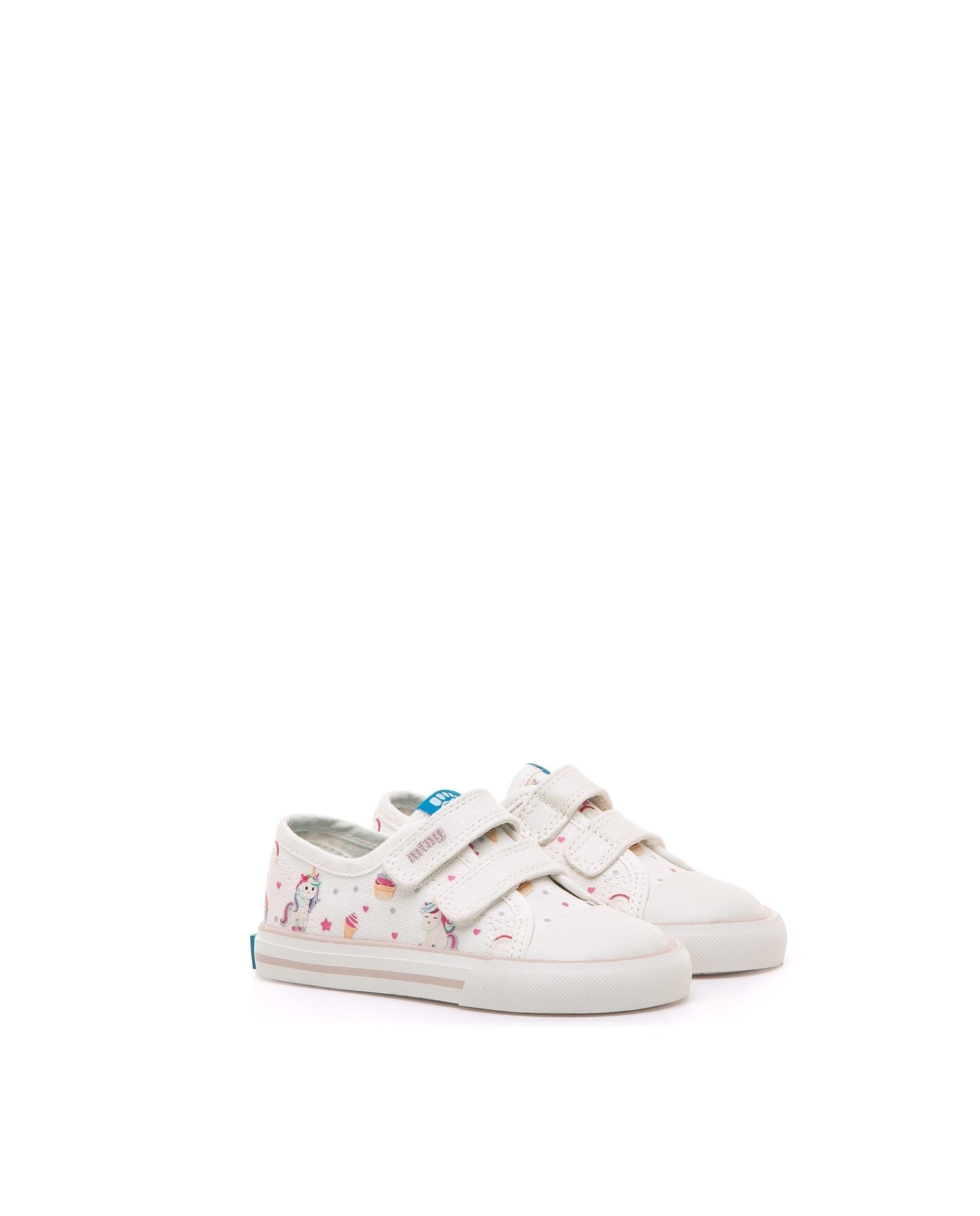 Sapatilhas de Lona Infantil com Piso Barefoot Branco-4
