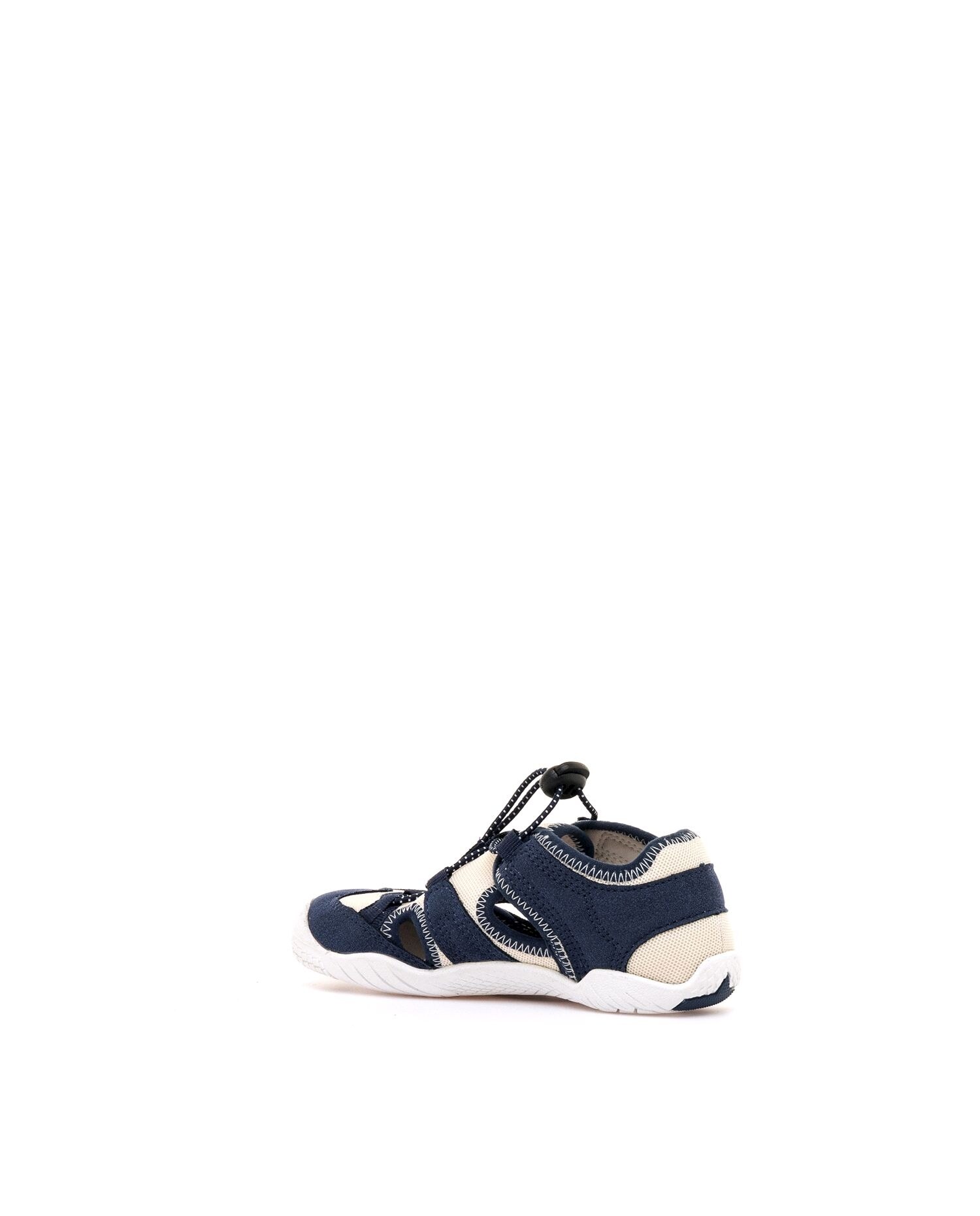 Sandálias Infantil Estilo Cangrejera Fechada Azul-4