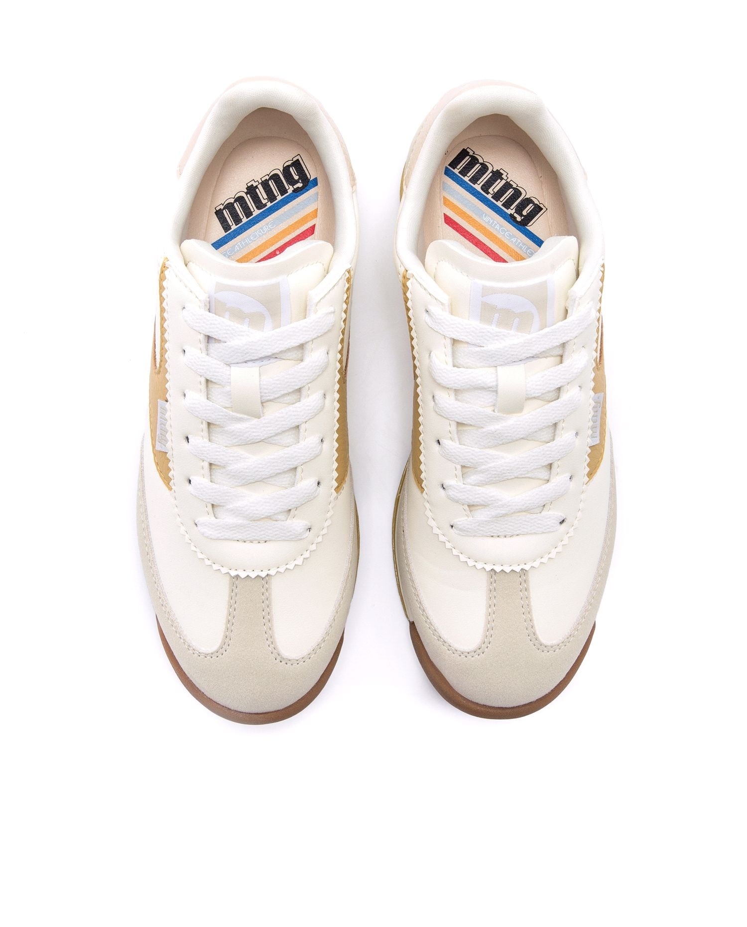 Sapatilhas Desportivas Olympic com Estilo Retro Amarelo-2