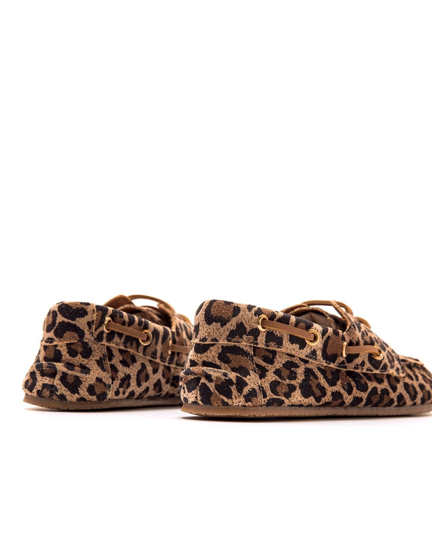 Sapatos Rasos Barefoot em Pele de Camurça Camel-5