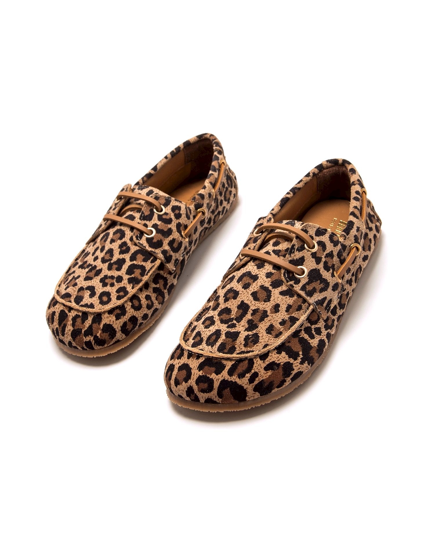 Sapatos Rasos Barefoot em Pele de Camurça Camel-6