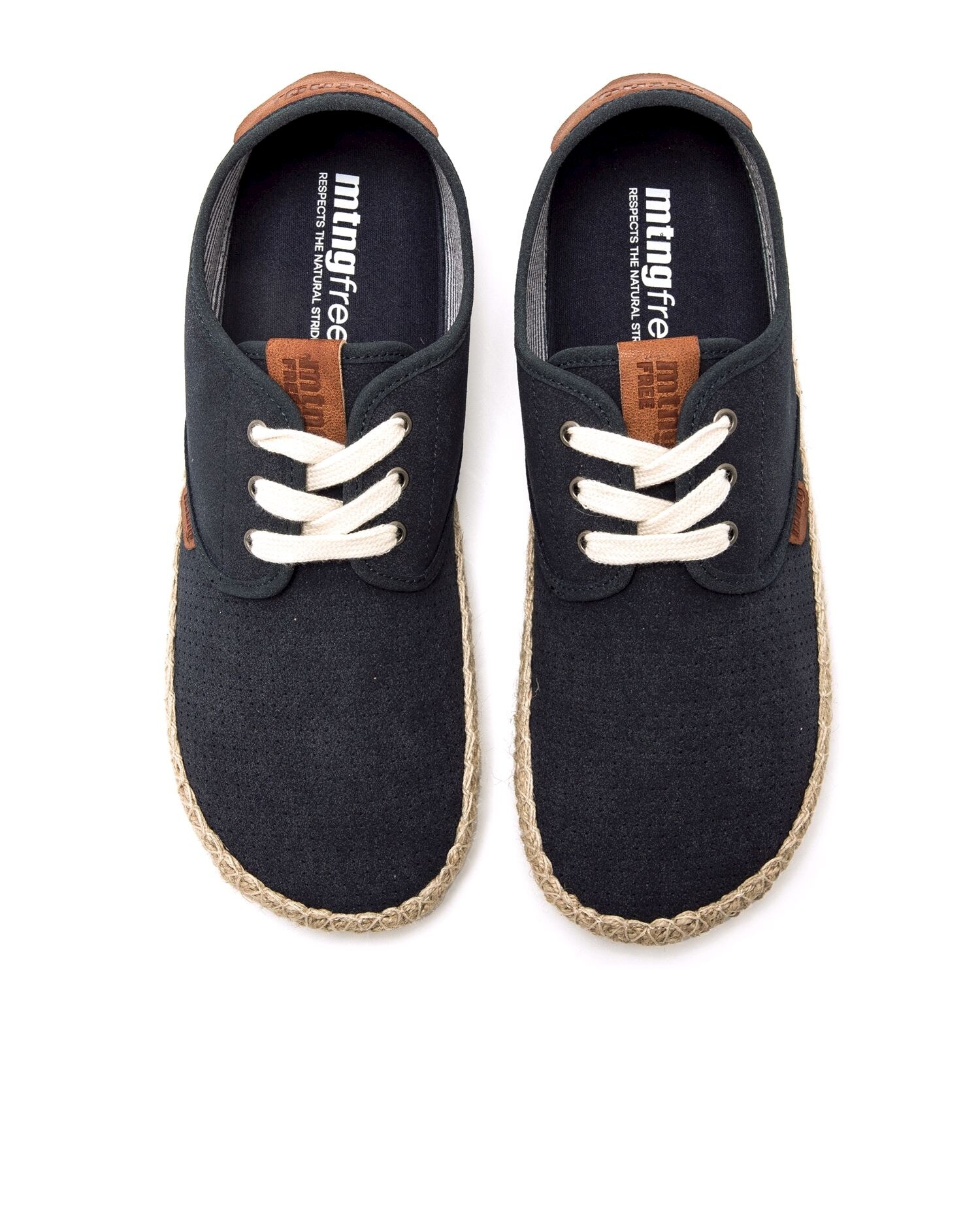 Sapatos de Cordões com Piso Respeitoso Azul-2