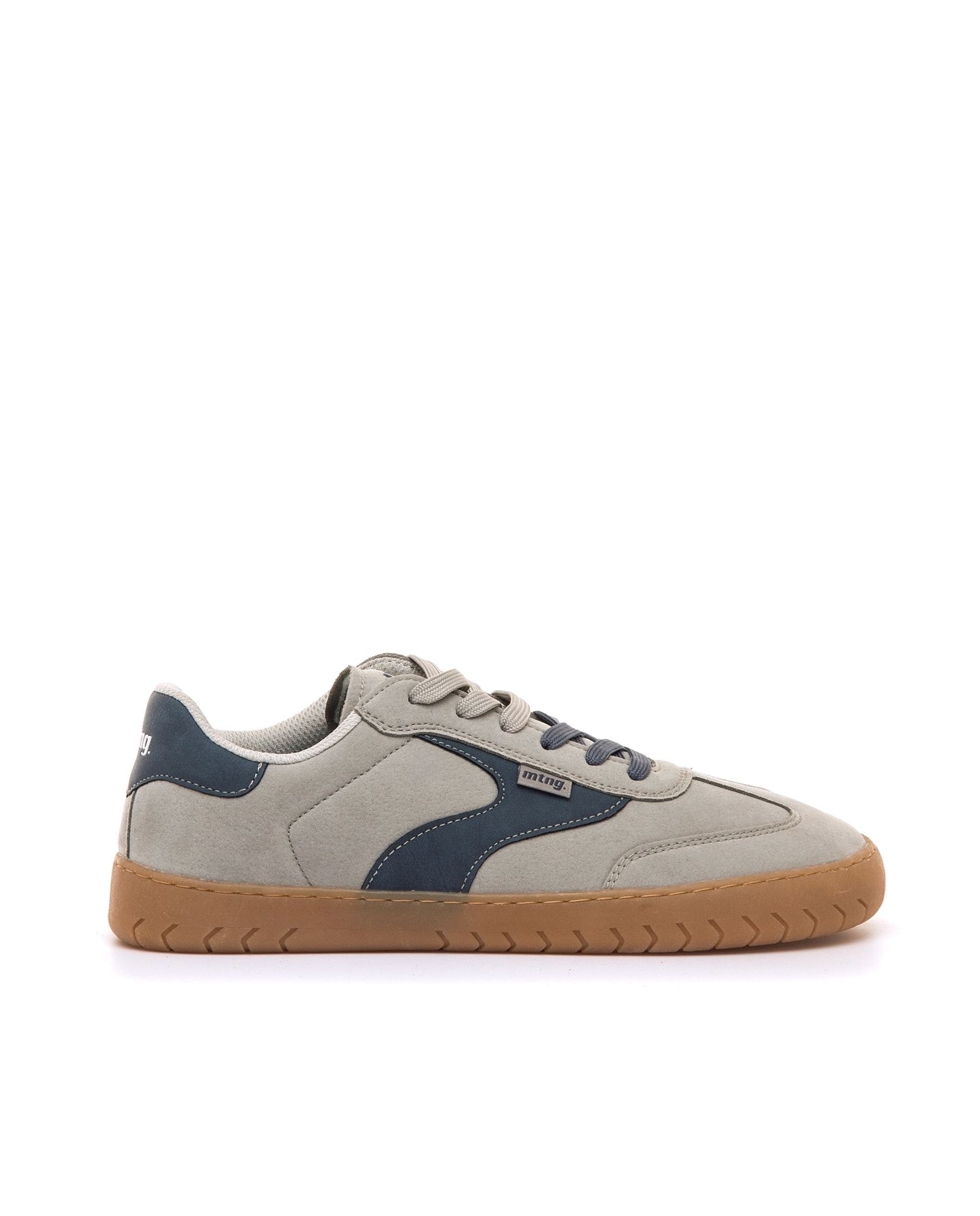Sapatilhas Desportivas Estilo Bamba com Piso Respeitoso Azul / Cinzento-1