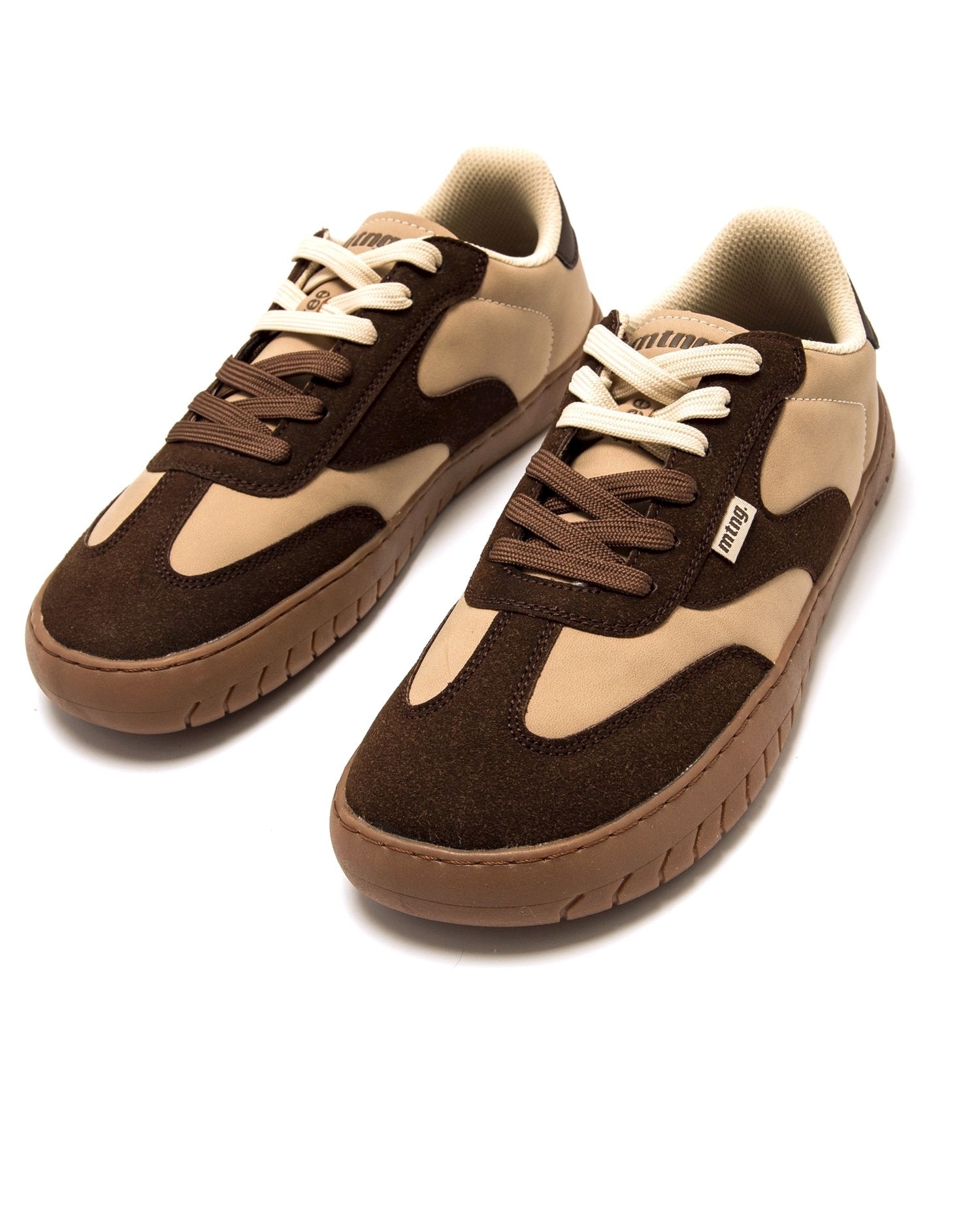 Sapatilhas Desportivas Estilo Bamba com Piso Respeitoso Castanho-6