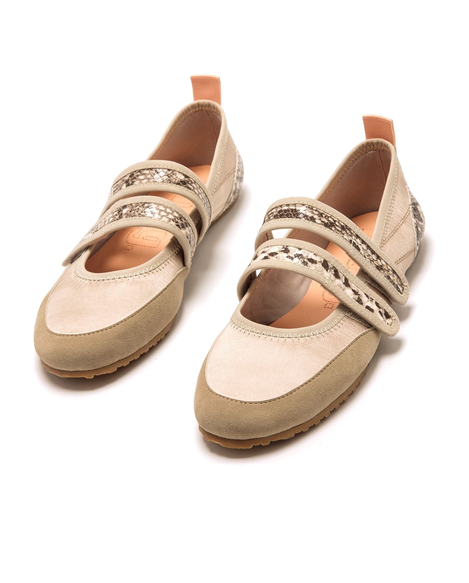 Sabrinas com Velcro Cruzado Natural-2