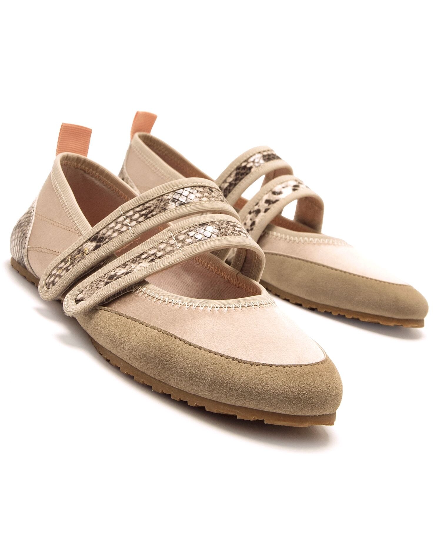 Sabrinas com Velcro Cruzado Natural-6