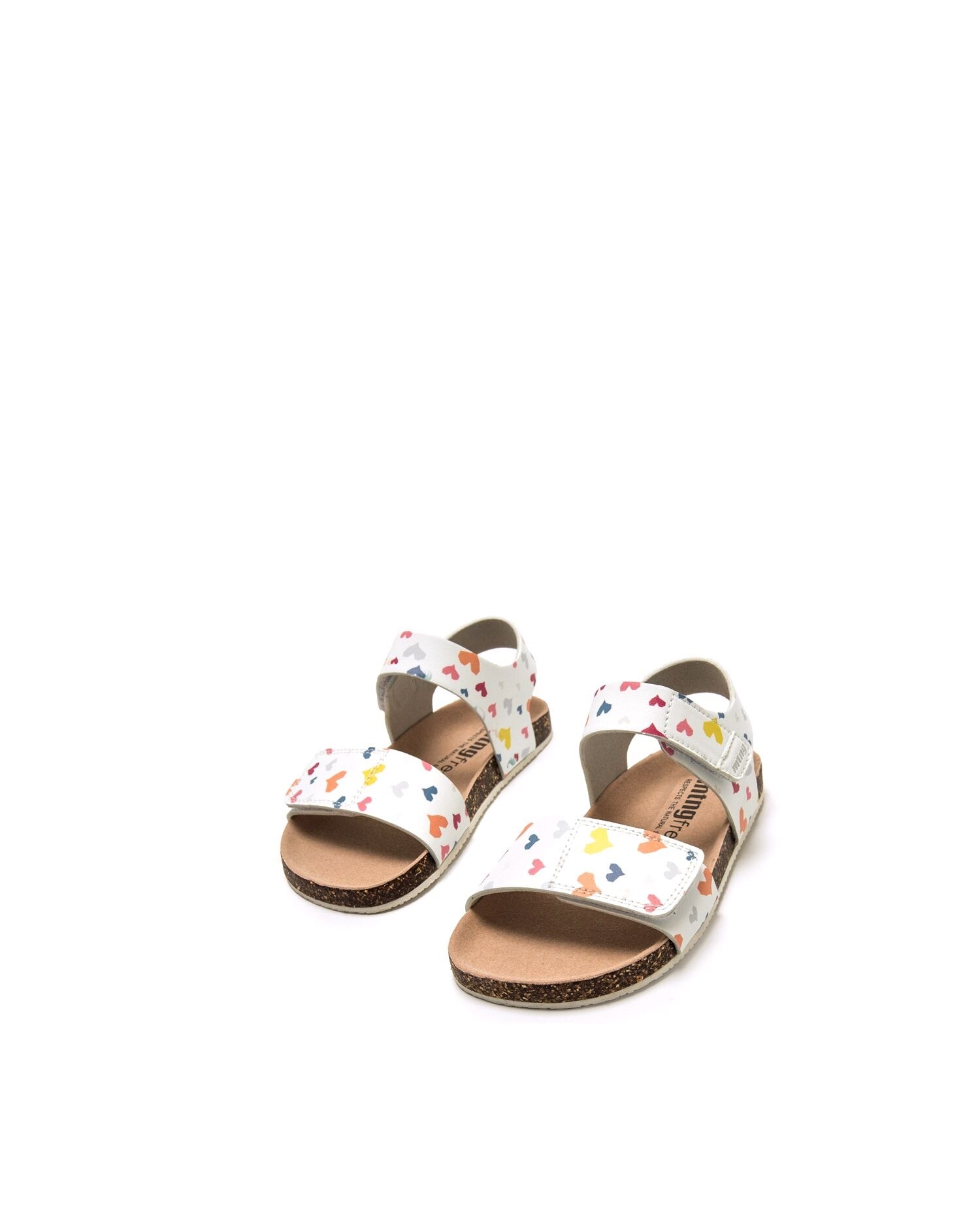 Sandálias Infantil com Sola Barefoot e Tiras Grossas Branco-5