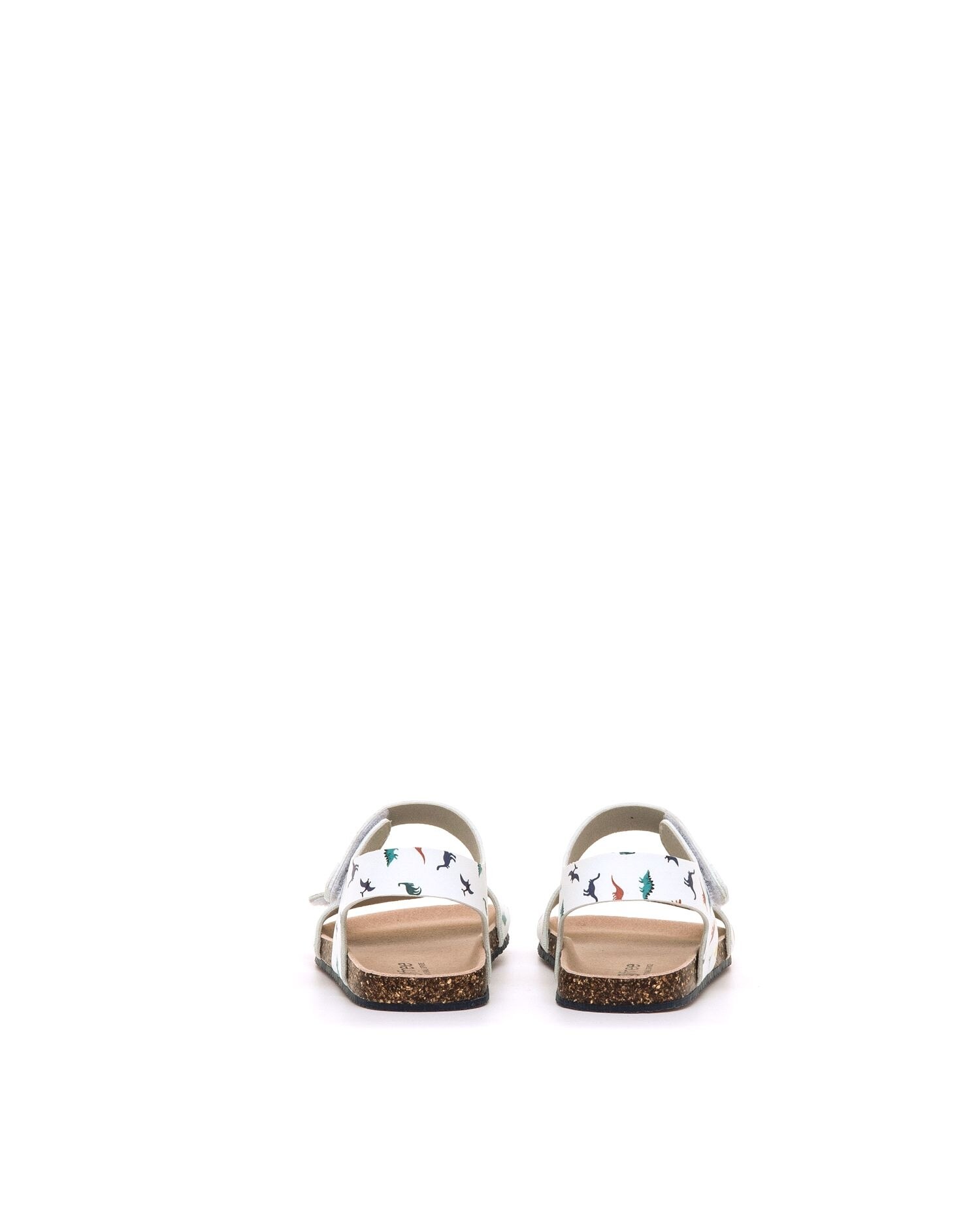 Sandálias Infantil com Sola Barefoot e Tiras Grossas MTNG Azul / Branco-4