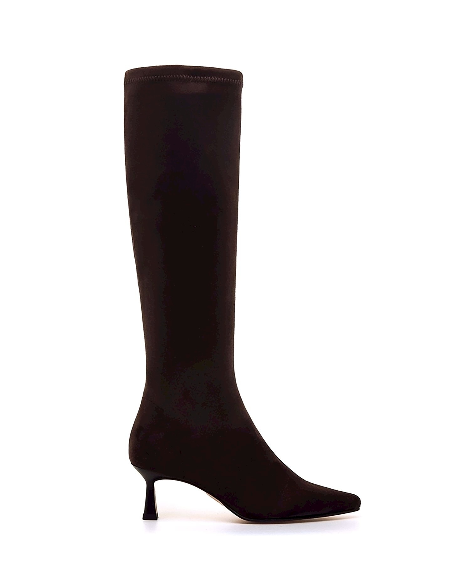 Imagem 0 de Botas Básicas com Salto Fino e Cano Stretch