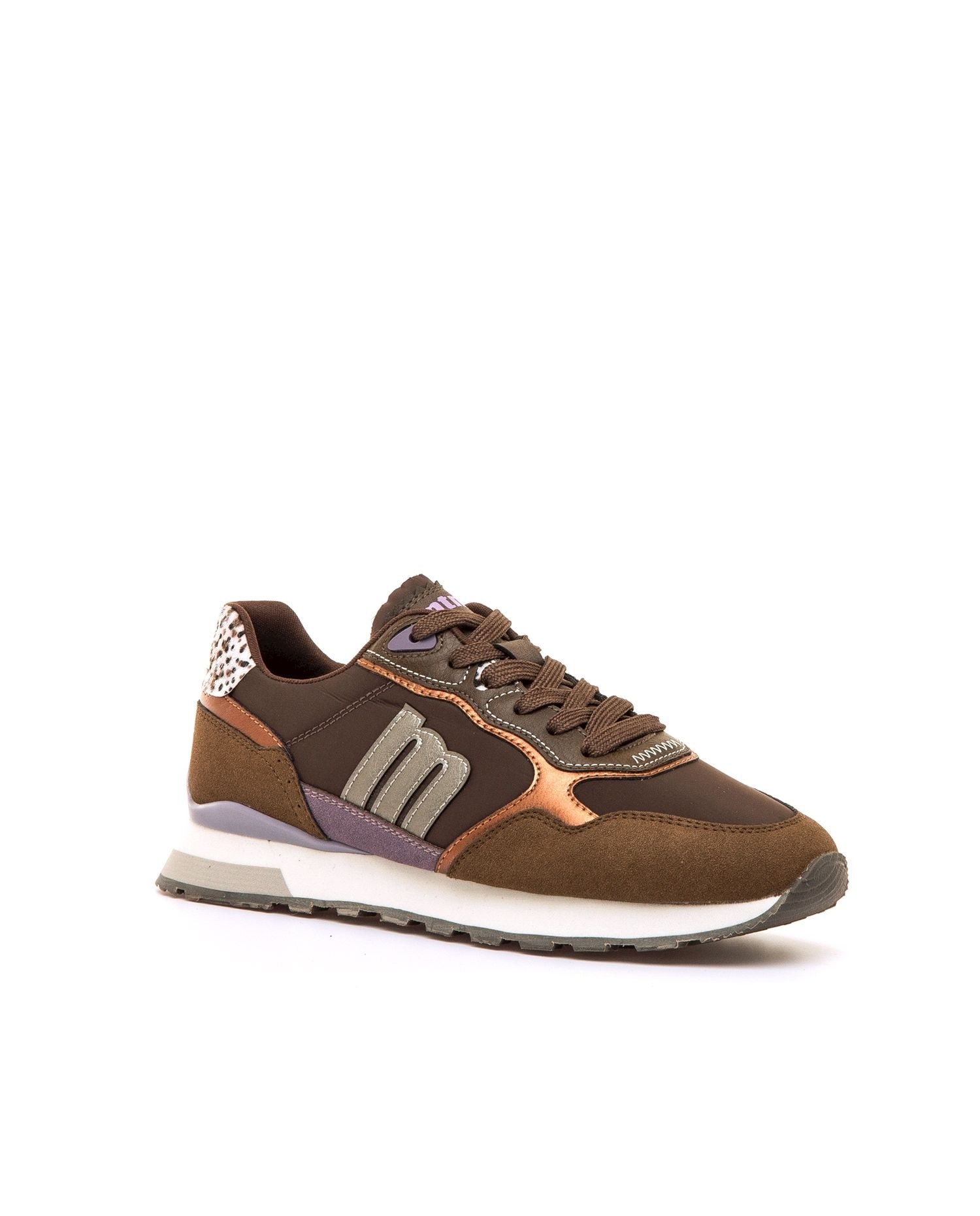 Sapatilhas Desportivas Estilo Sneaker Castanho-2