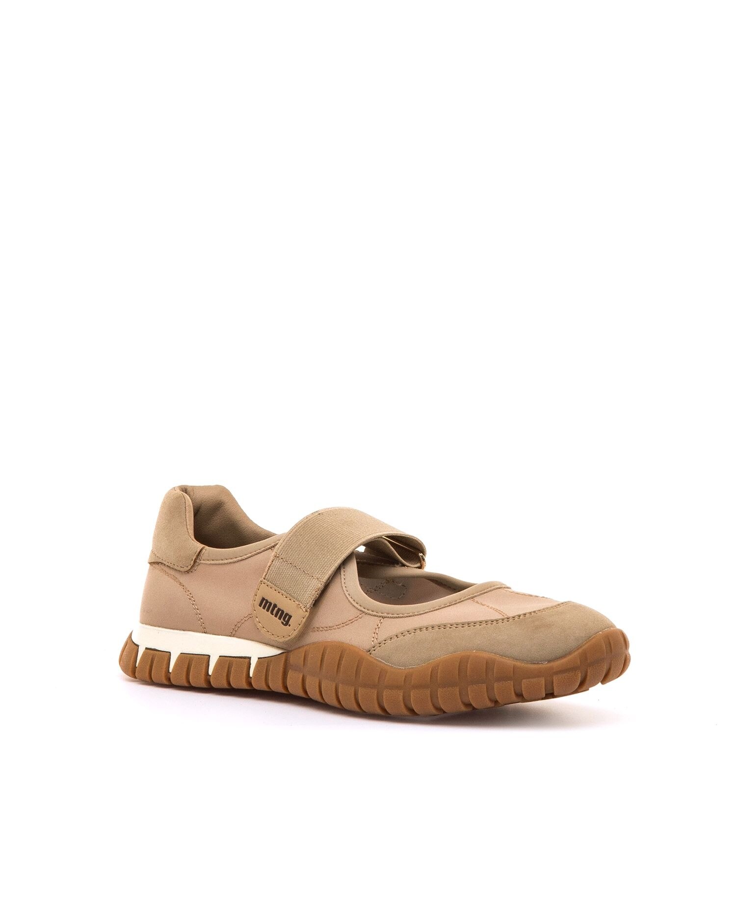 Sapatos de Presilha Rasos Estilo Desportivo Natural-2