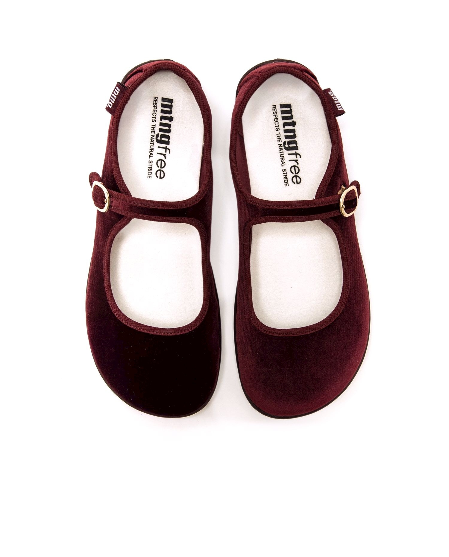 Sabrinas com Piso Barefoot com Fivela Vermelho-2