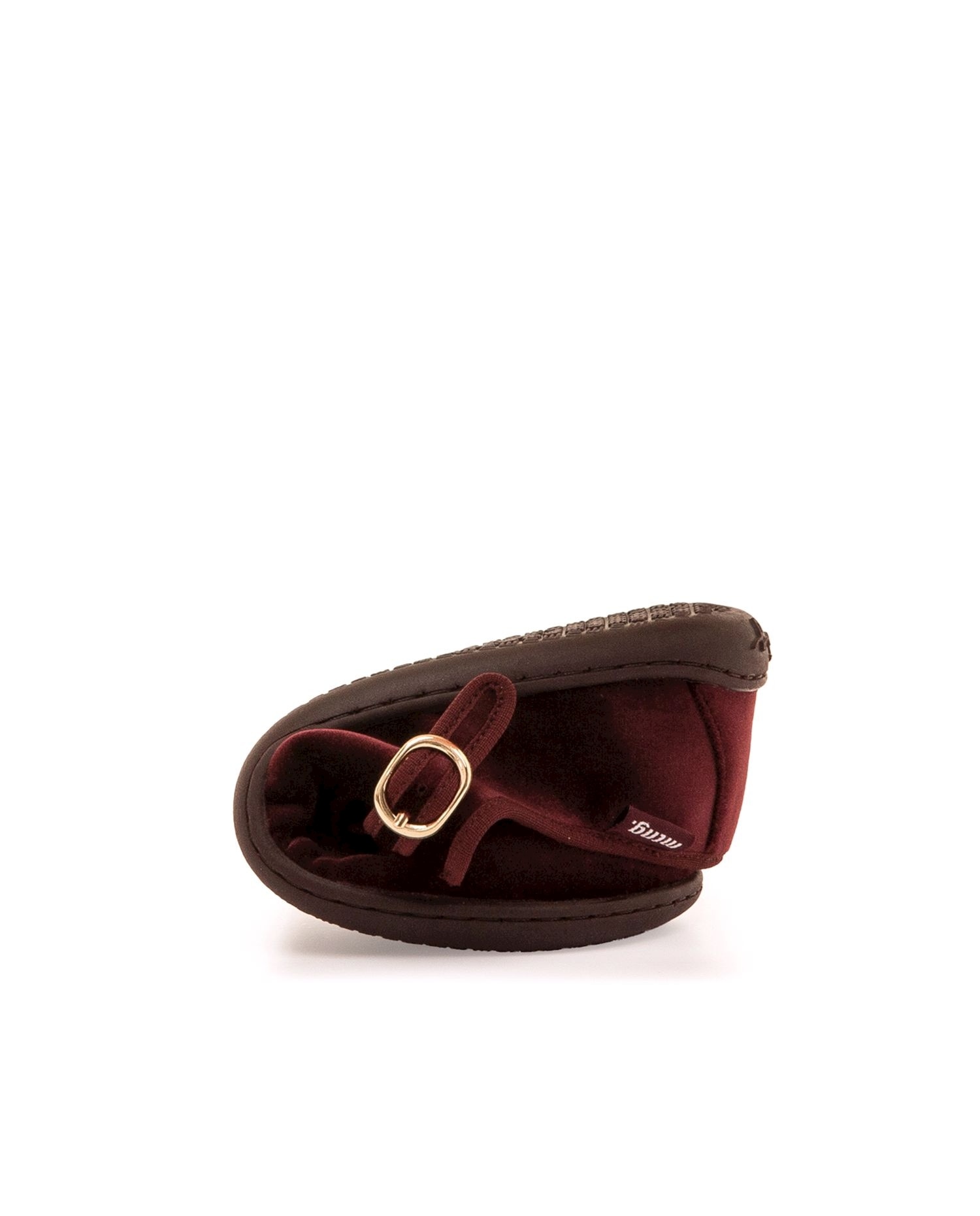 Sabrinas com Piso Barefoot com Fivela Vermelho-3