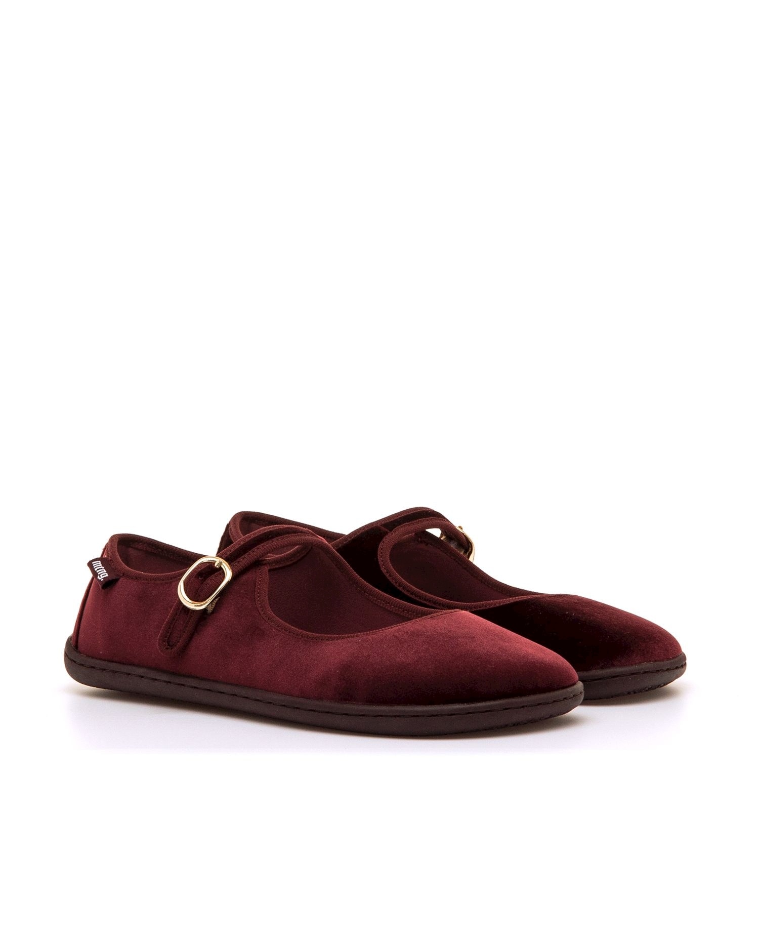 Sabrinas com Piso Barefoot com Fivela Vermelho-4