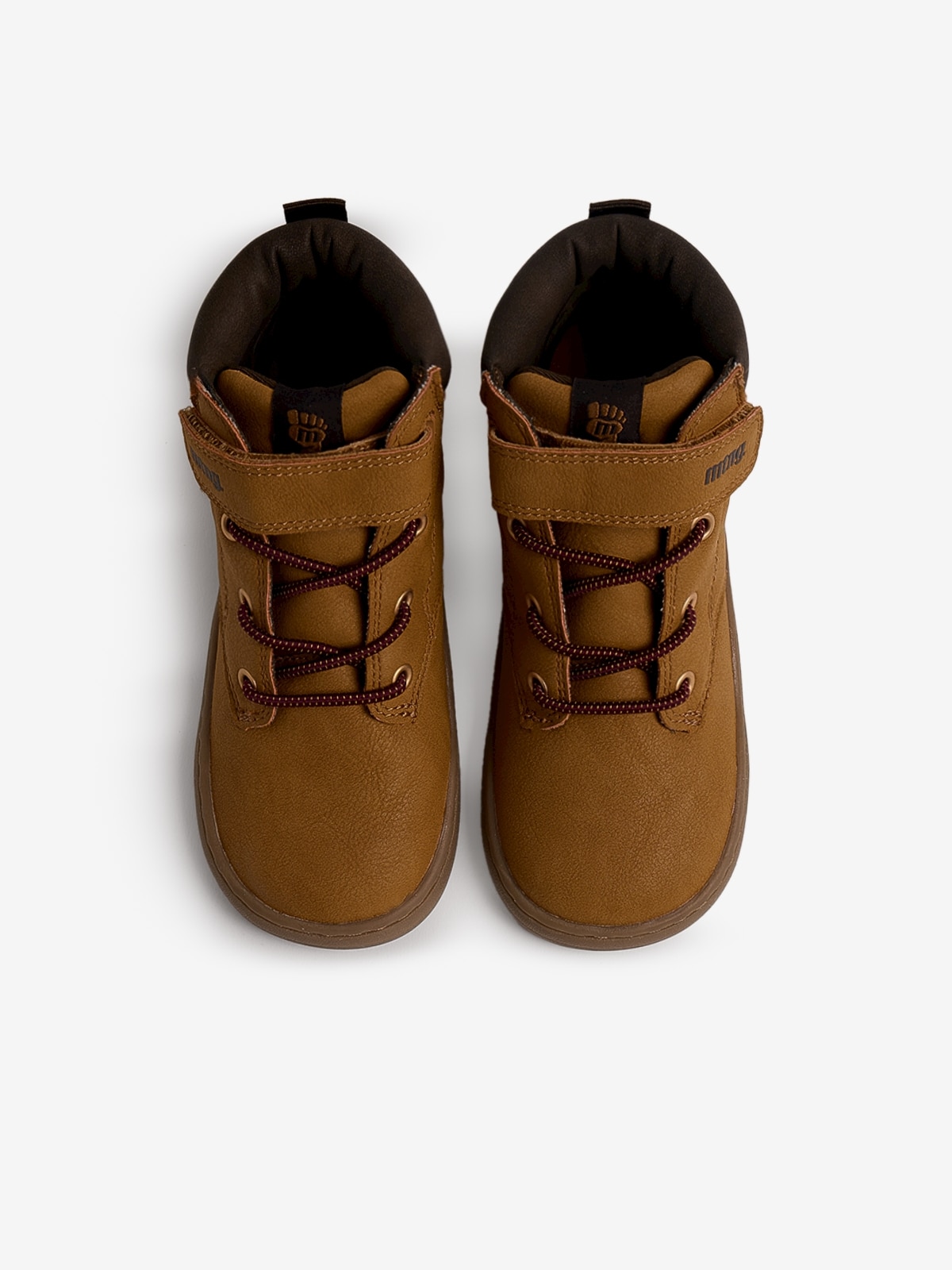 Botins Infantil com Piso Barefoot Castanho-2
