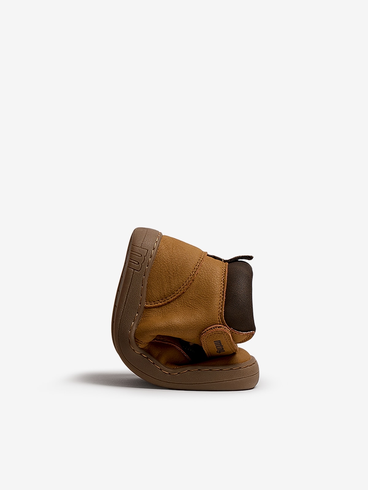 Botins Infantil com Piso Barefoot Castanho-3