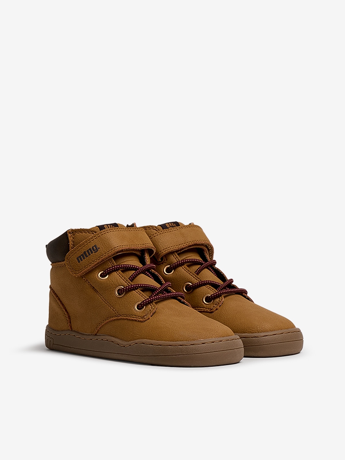 Botins Infantil com Piso Barefoot Castanho-4