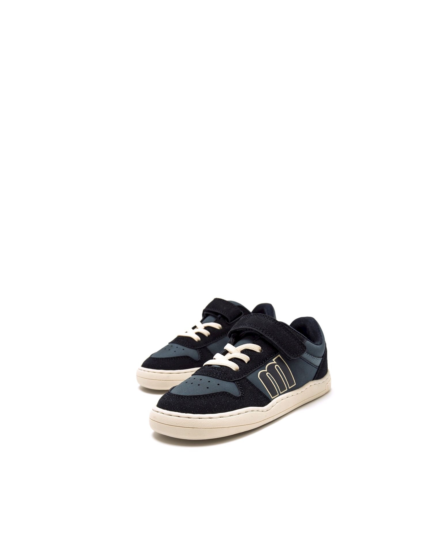 Sapatilhas Desportivas Infantil com Piso Respeitoso Preto / Azul-6