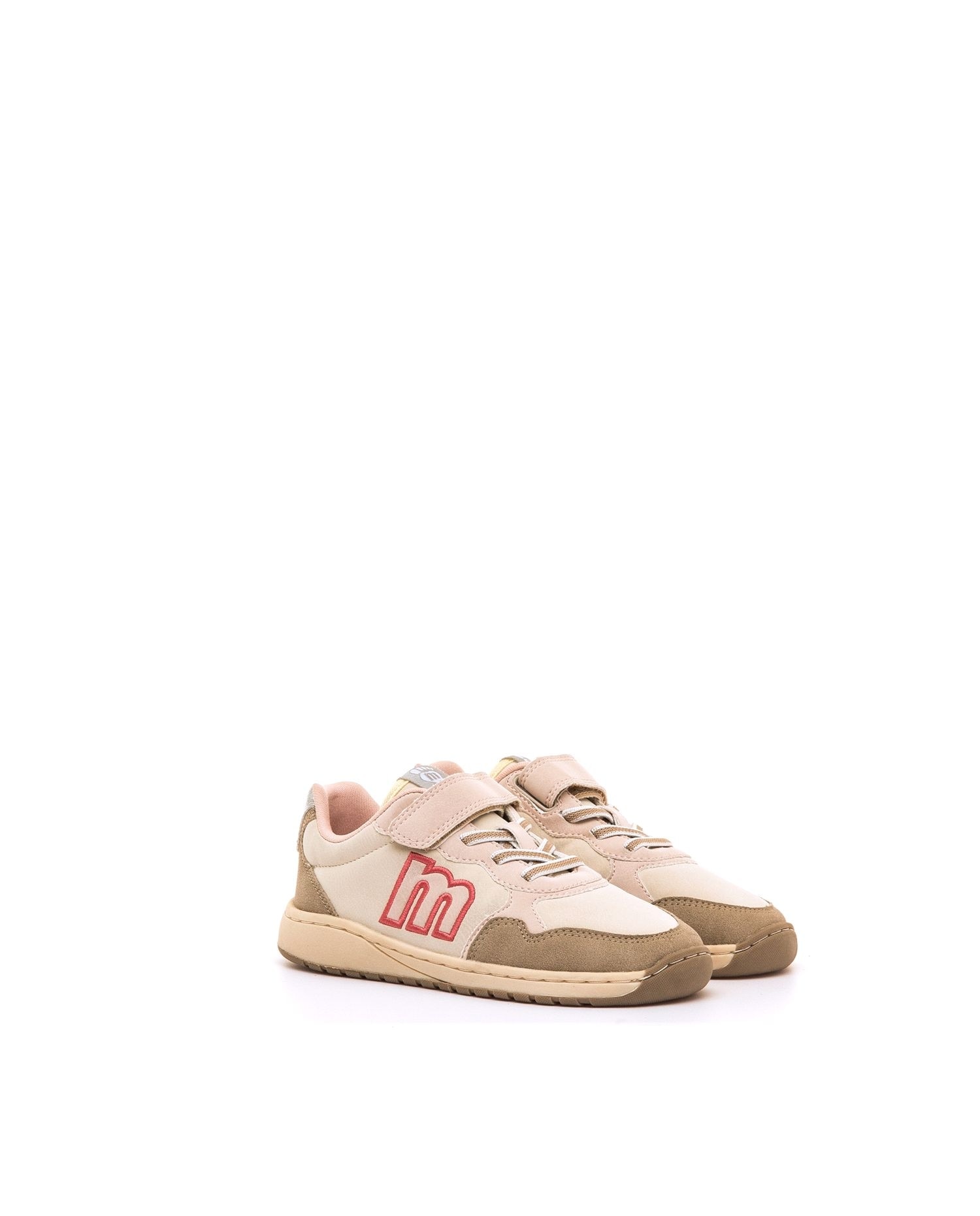 Sapatilhas Desportivas Infantil com Sola Barefoot Bege/Rosa-4