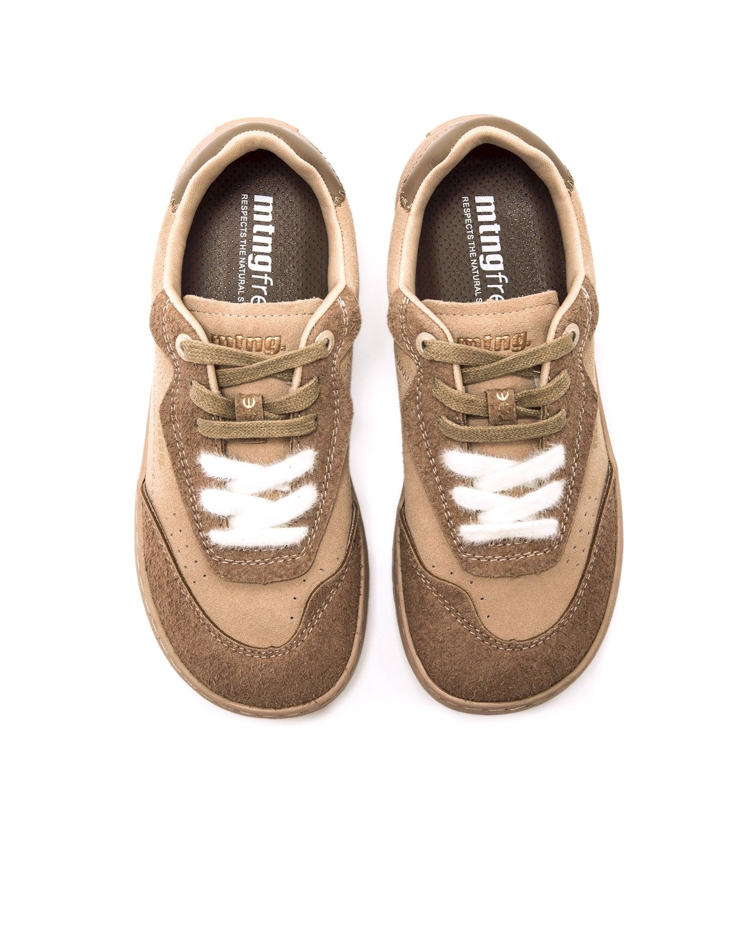 Sapatilhas Desportivas com Piso Barefoot em Pele Natural-2