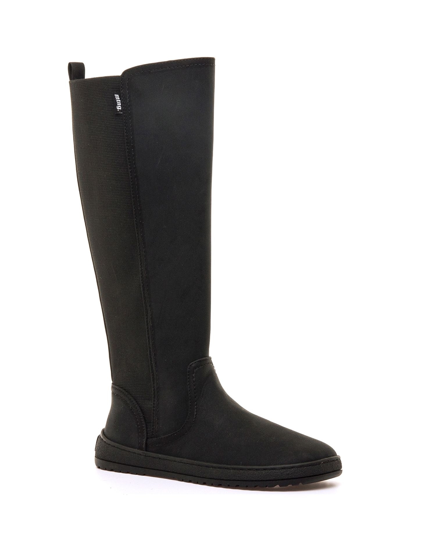 Botas Altas com Piso Barefoot Preto-2