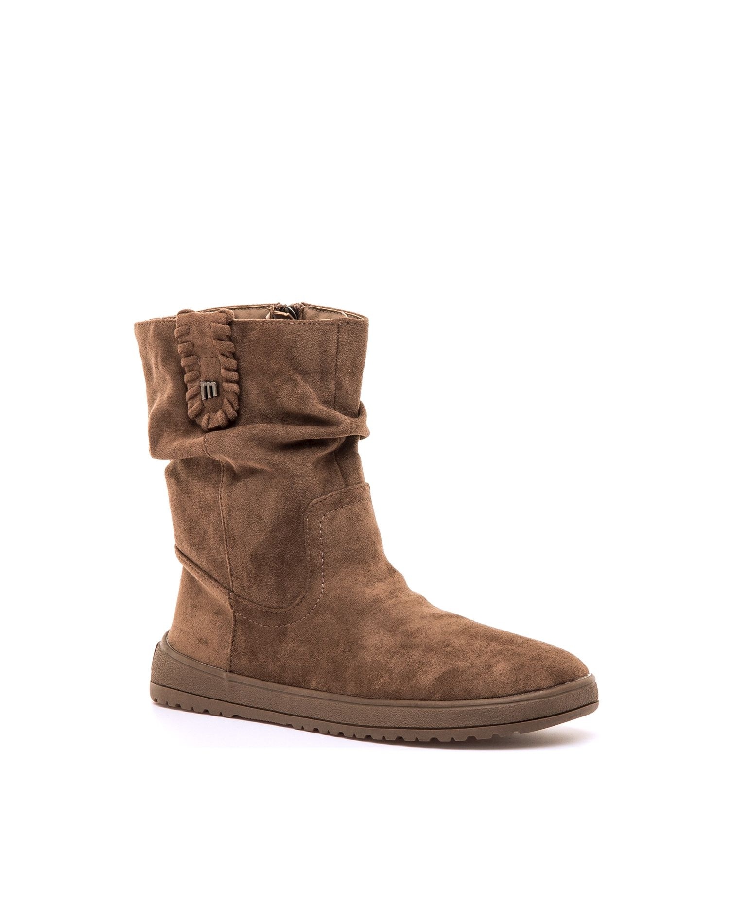 Botins Rasos com Piso Barefoot Canela-2