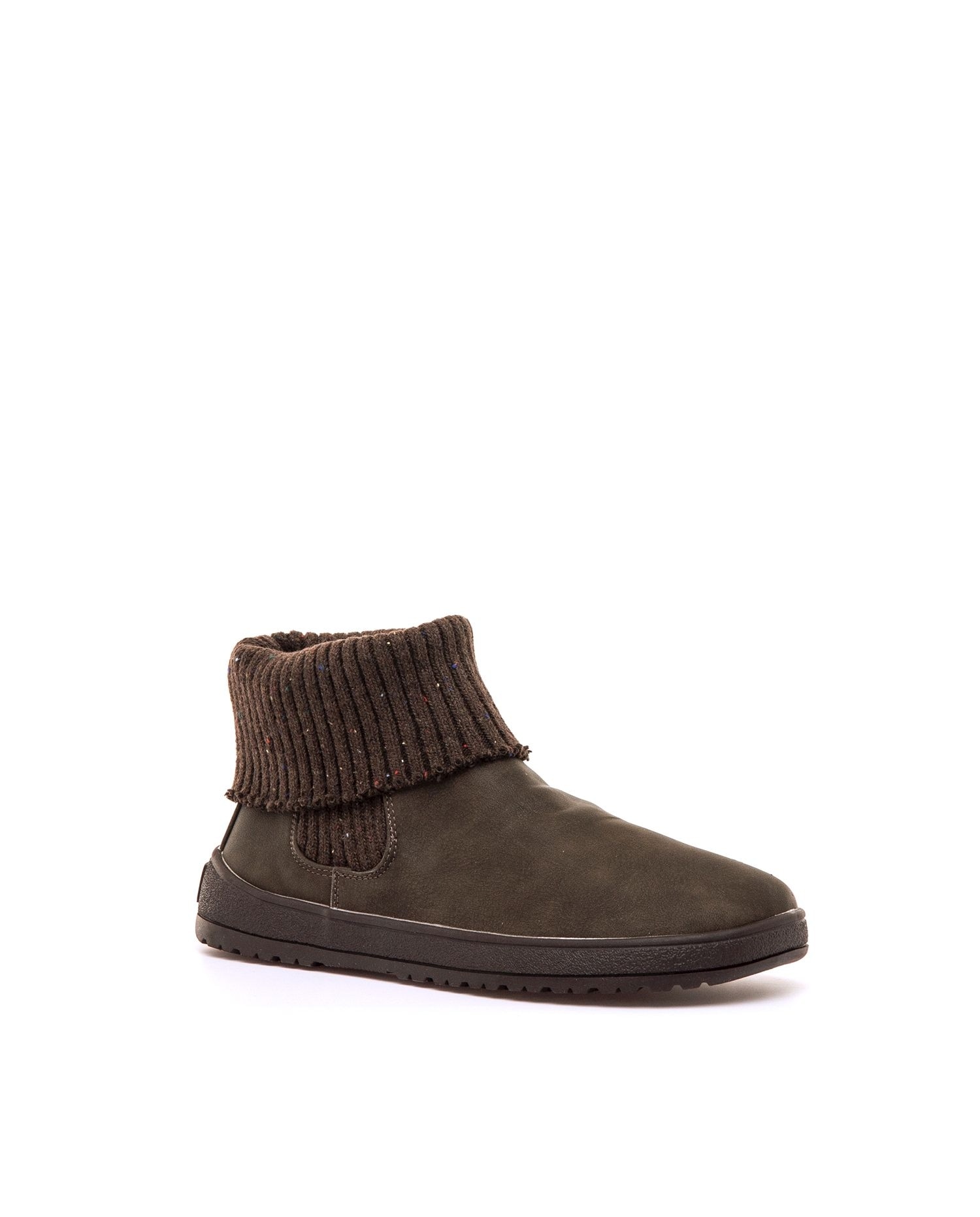 Botins Confort com Piso Barefoot Castanho-2