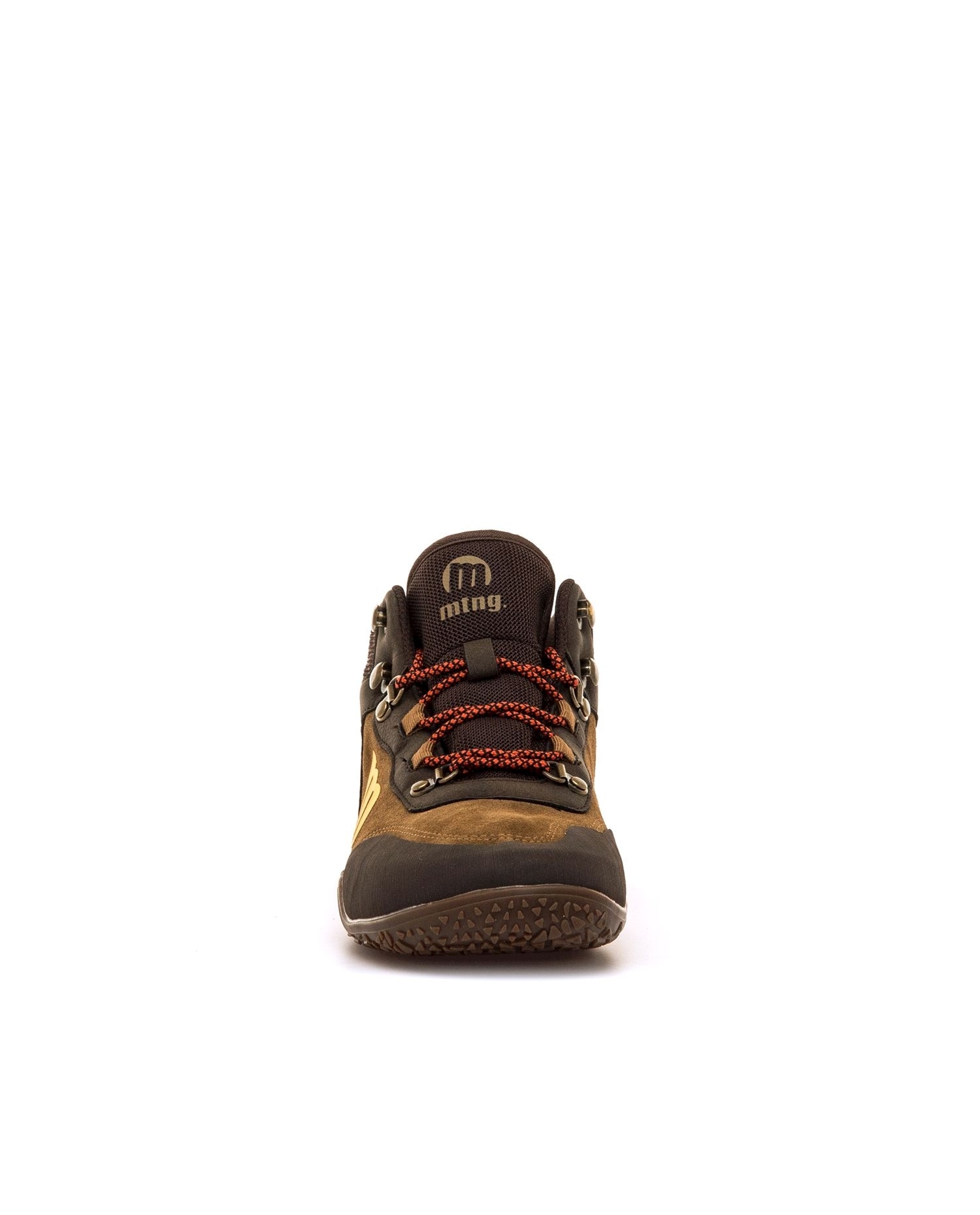 Sapatilhas Desportivas de Pele com Piso Vibram Castanho-3