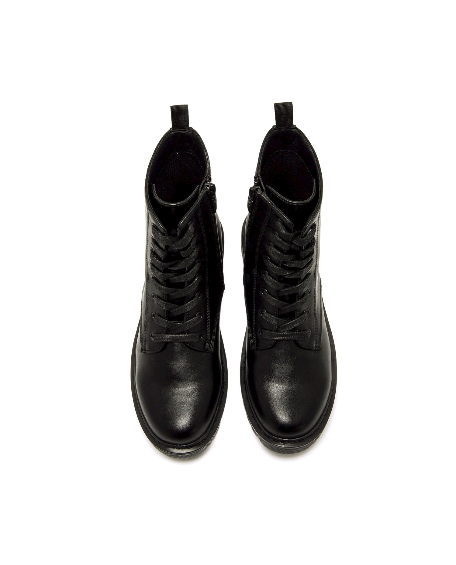 Botins Militares com Sola Serrilhada Preto-2