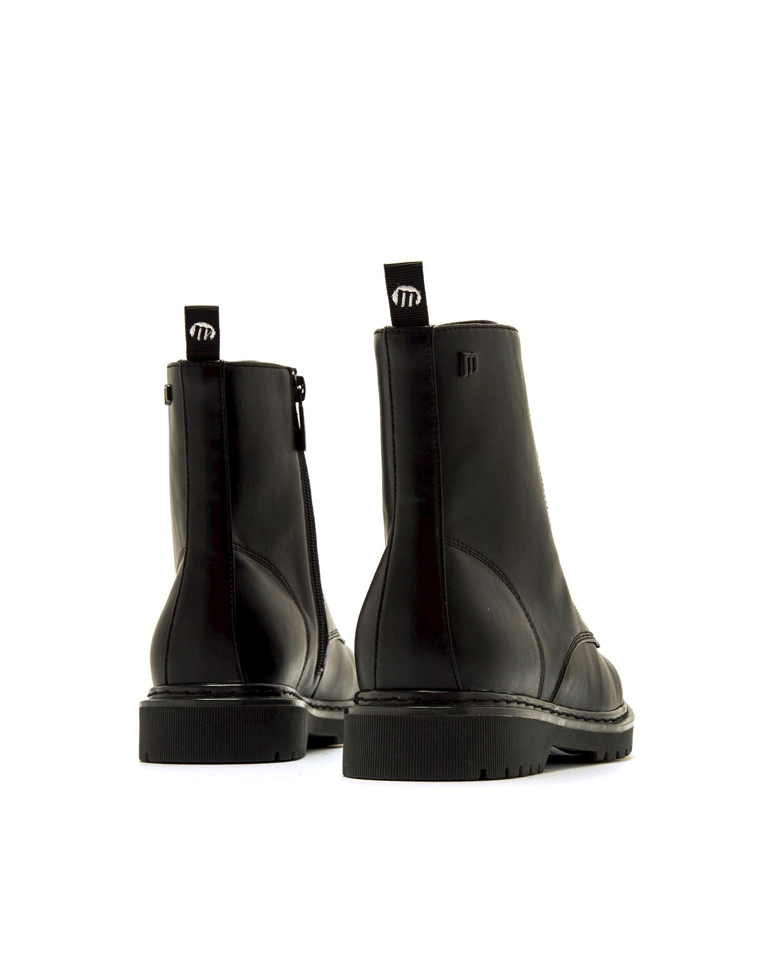 Botins Militares com Sola Serrilhada Preto-3