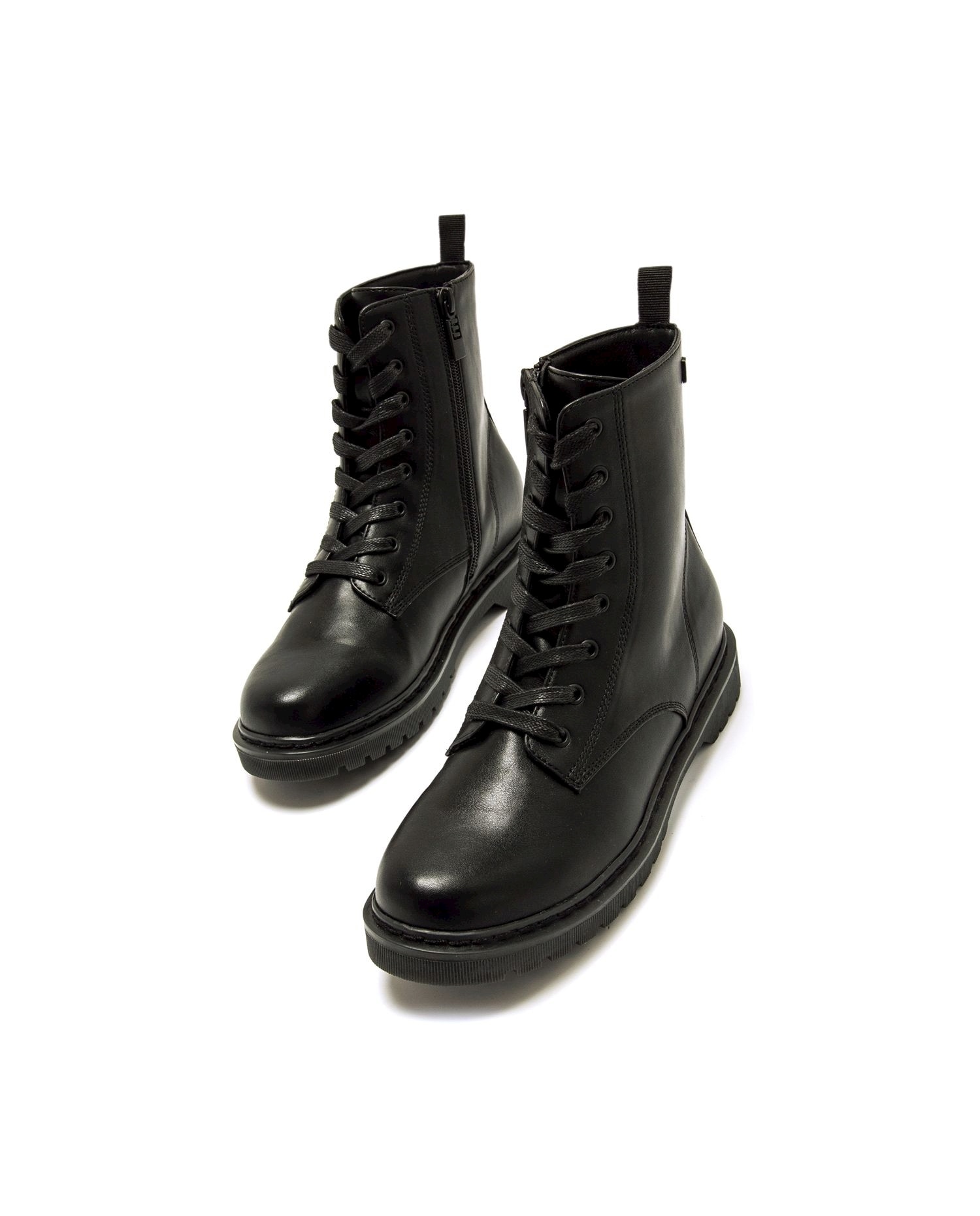 Botins Militares com Sola Serrilhada Preto-4