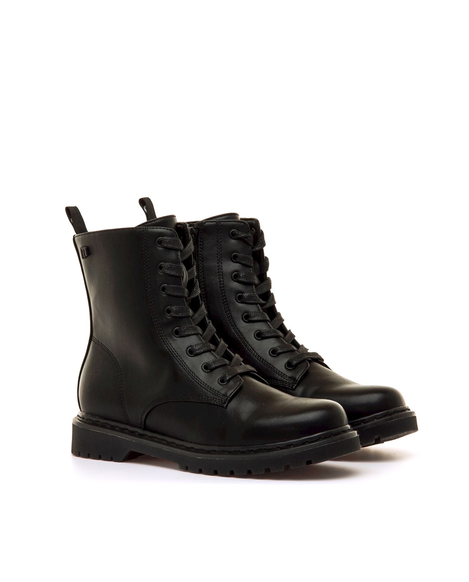 Botins Militares com Sola Serrilhada Preto-5