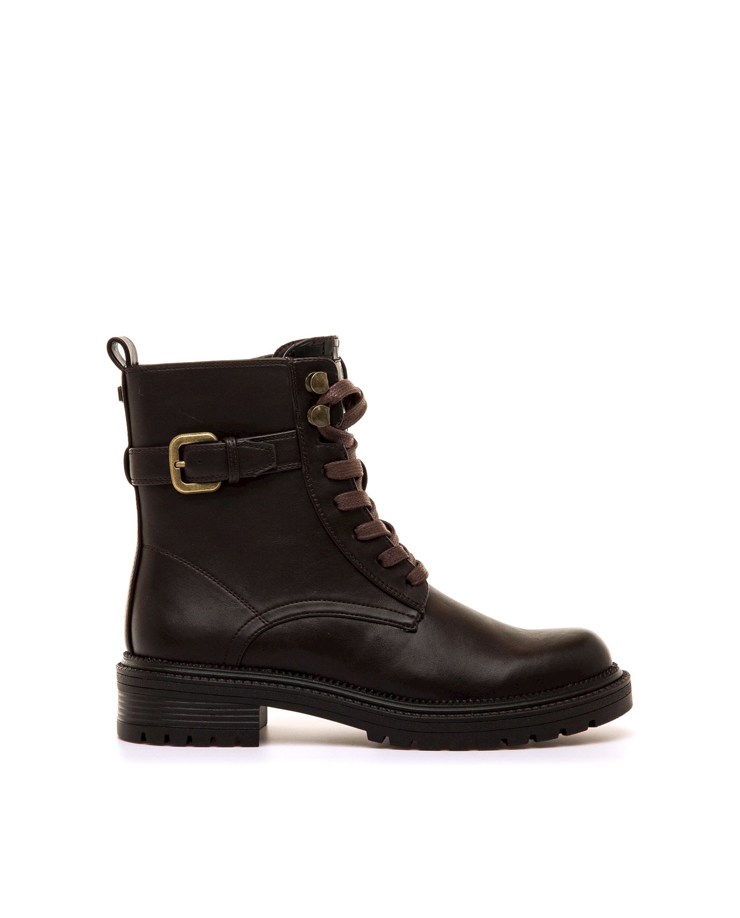 Imagem 0 de Botins Estilo Militar com Fivela no Tornozelo