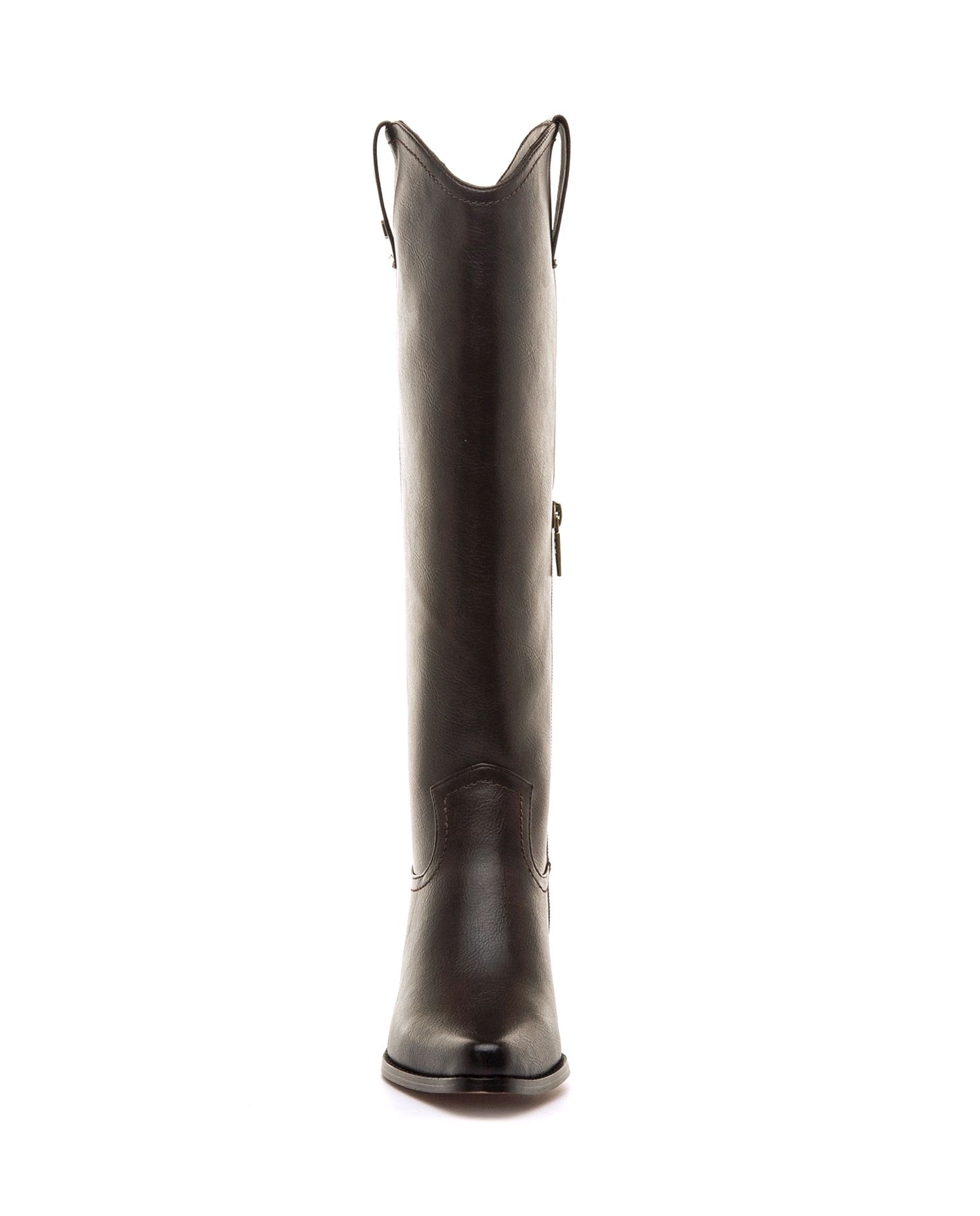 Botas Cowboy com Cano Largo Castanho-3