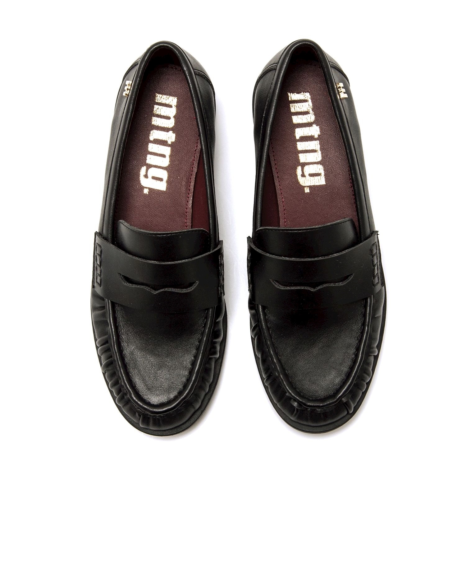 Mocassins Rasos Preto-2